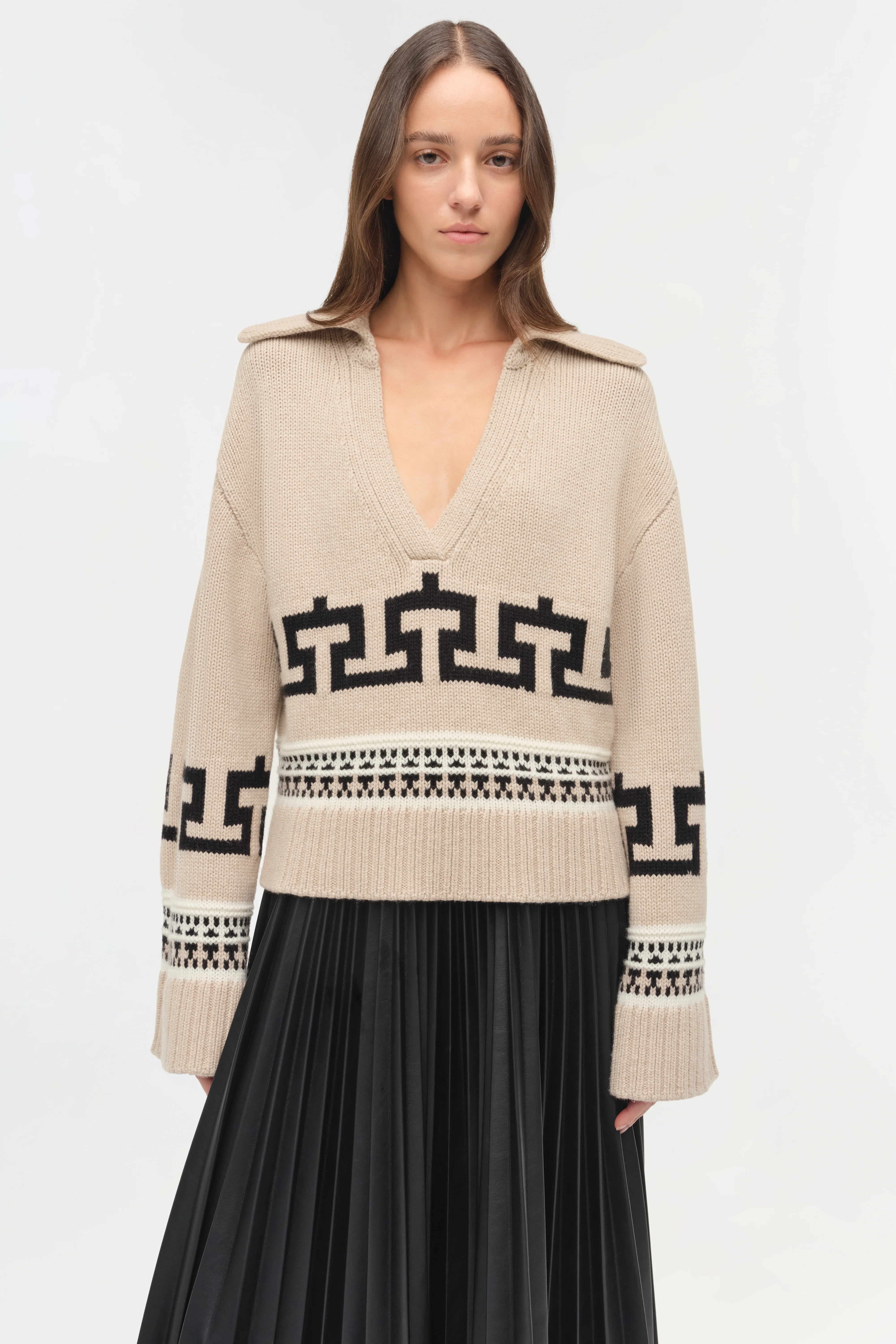 O'Reilly Western V-Neck Sweater - Image 3