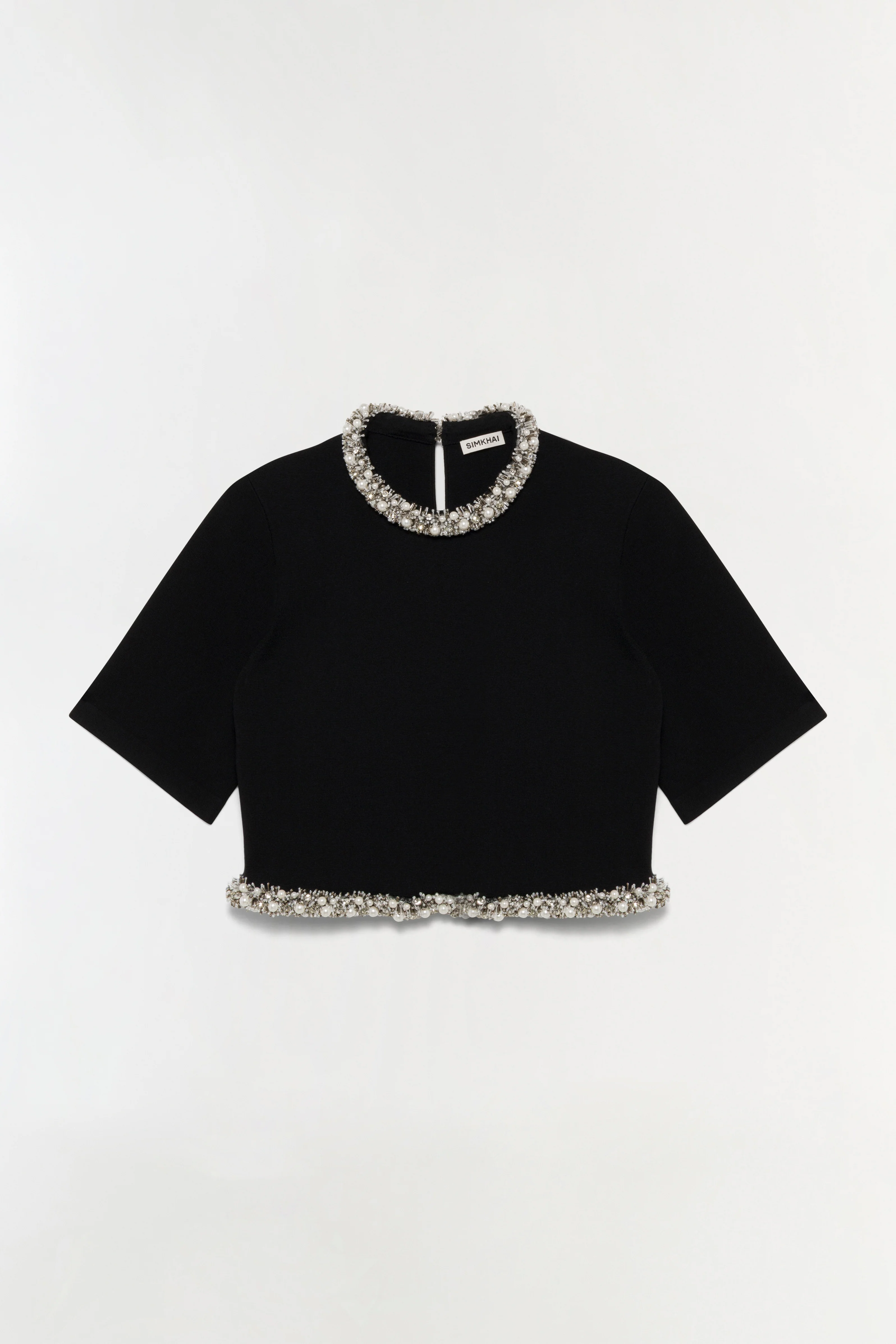 Ozelle Embellished Knit Top