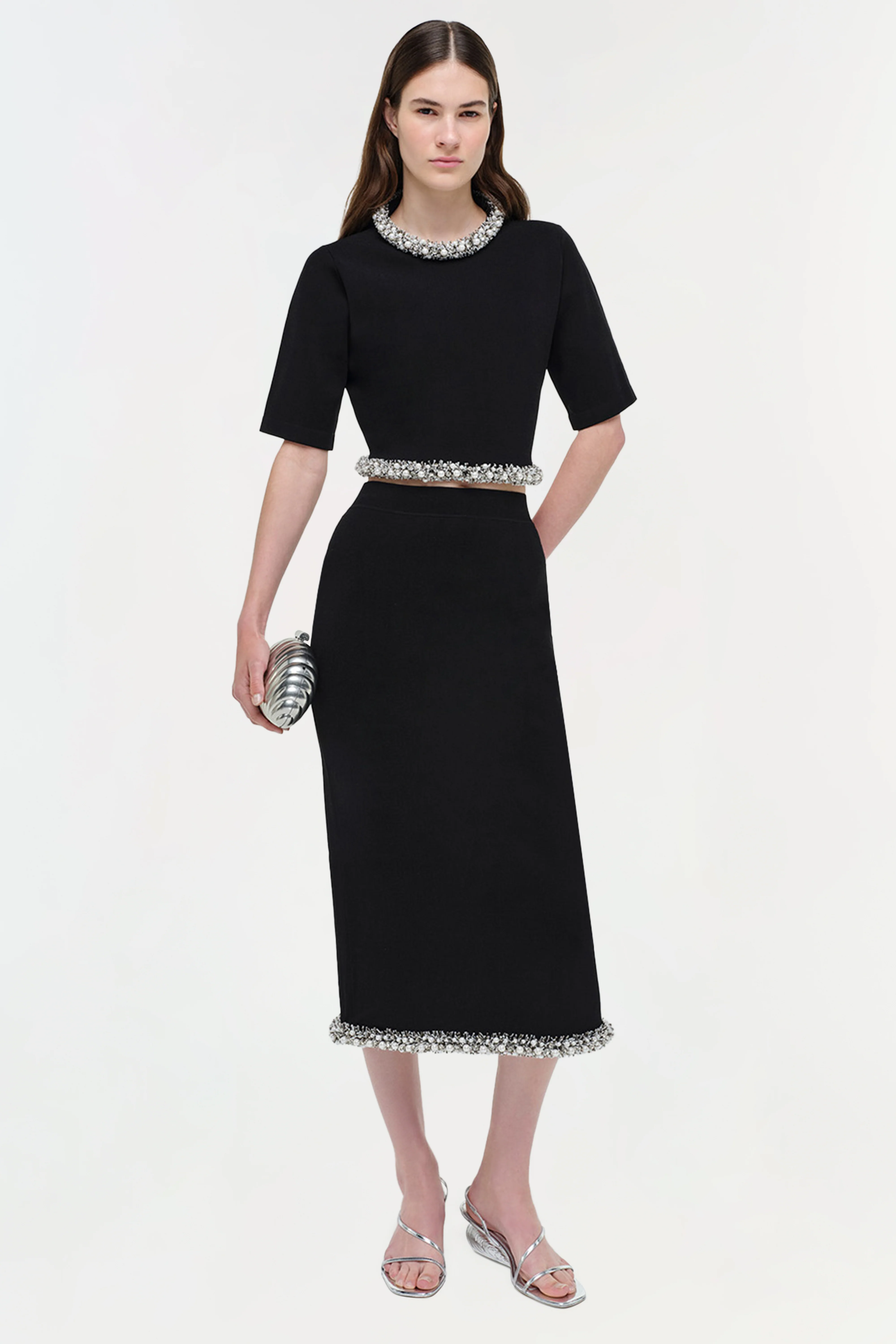 Ozelle Embellished Knit Top - Image 2