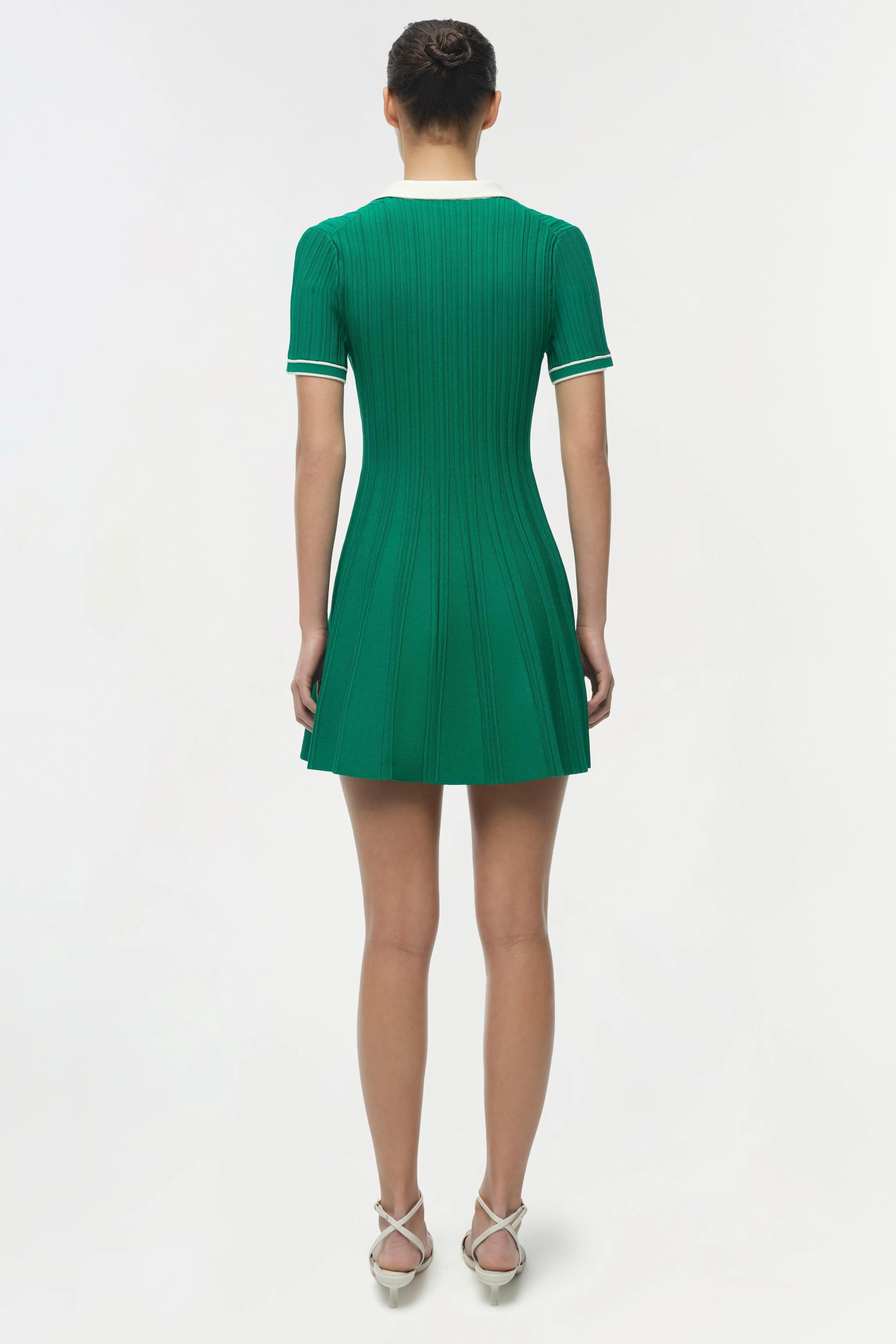 Page Knit Polo Mini Dress - Image 5