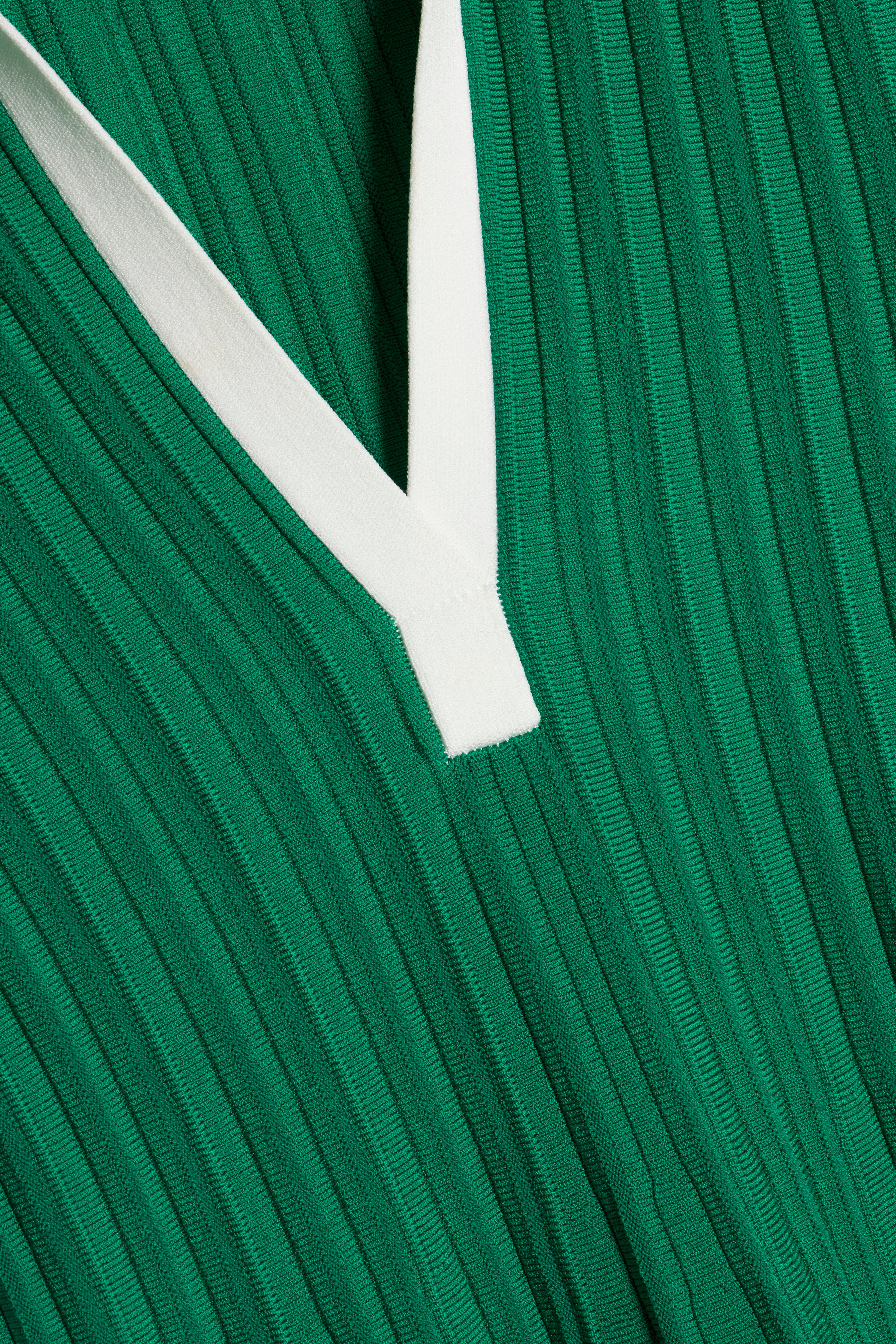 Page Knit Polo Mini Dress - Image 7