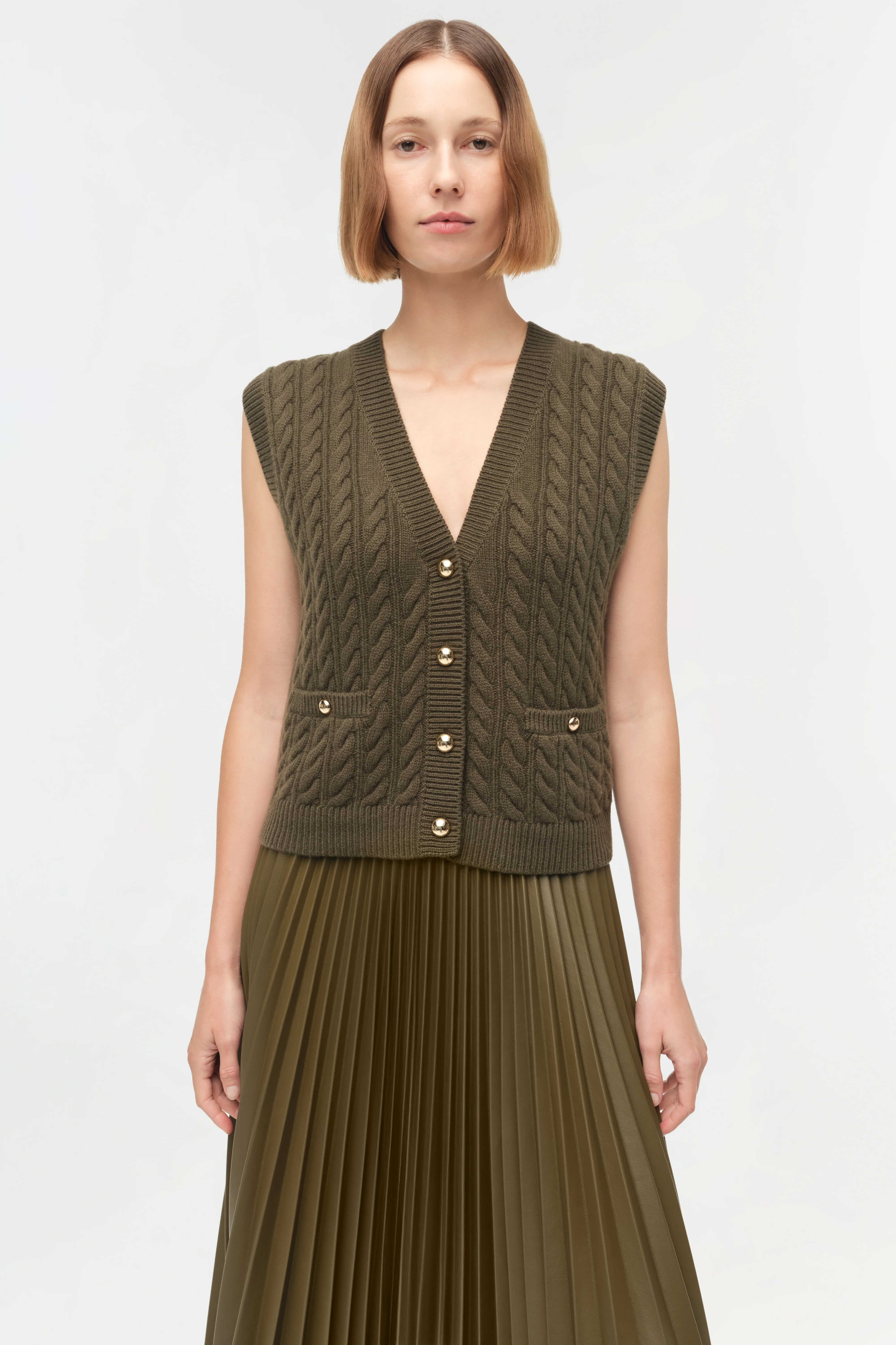 Perrie Cashmere Vest - Image 3