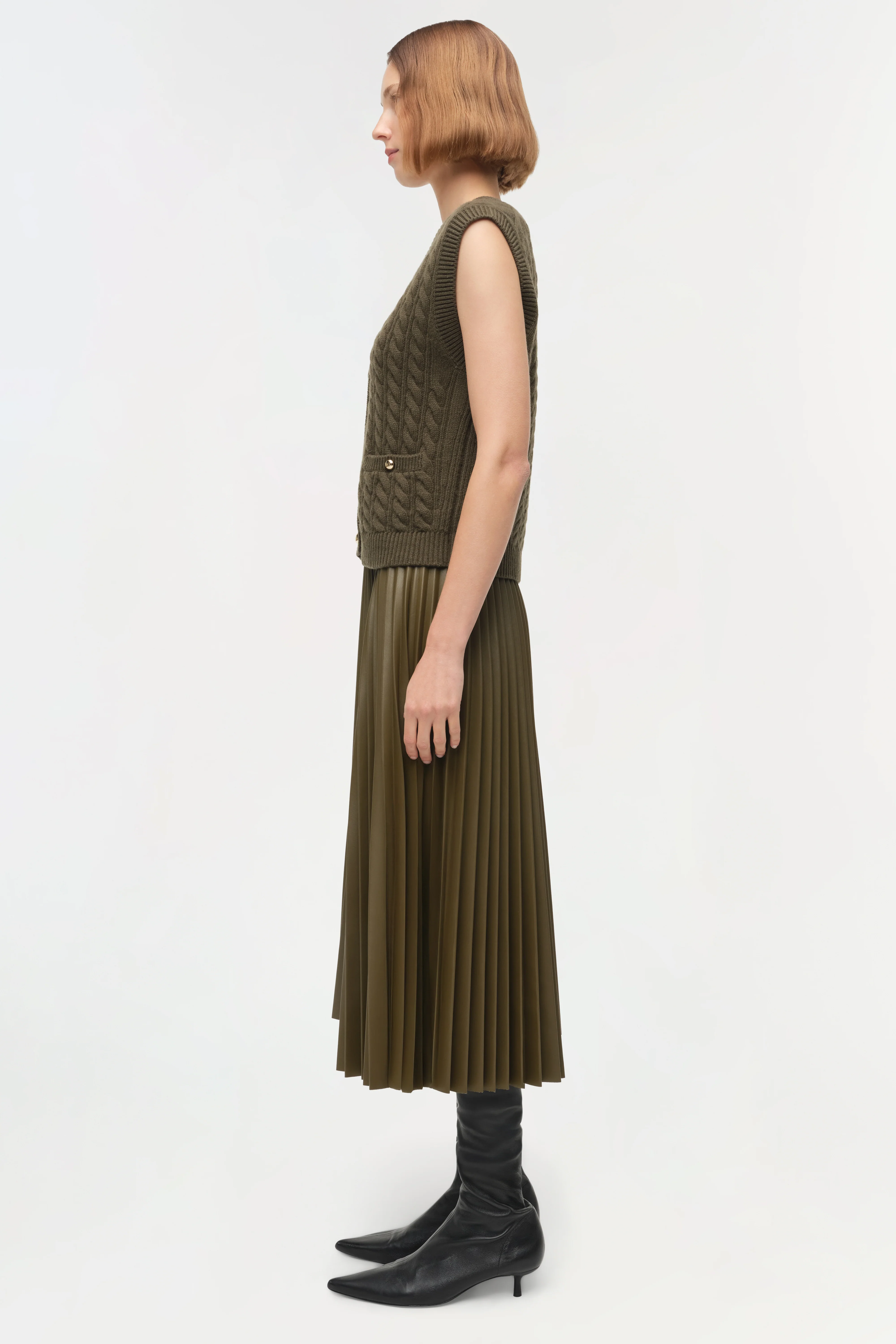 Perrie Cashmere Vest - Image 4