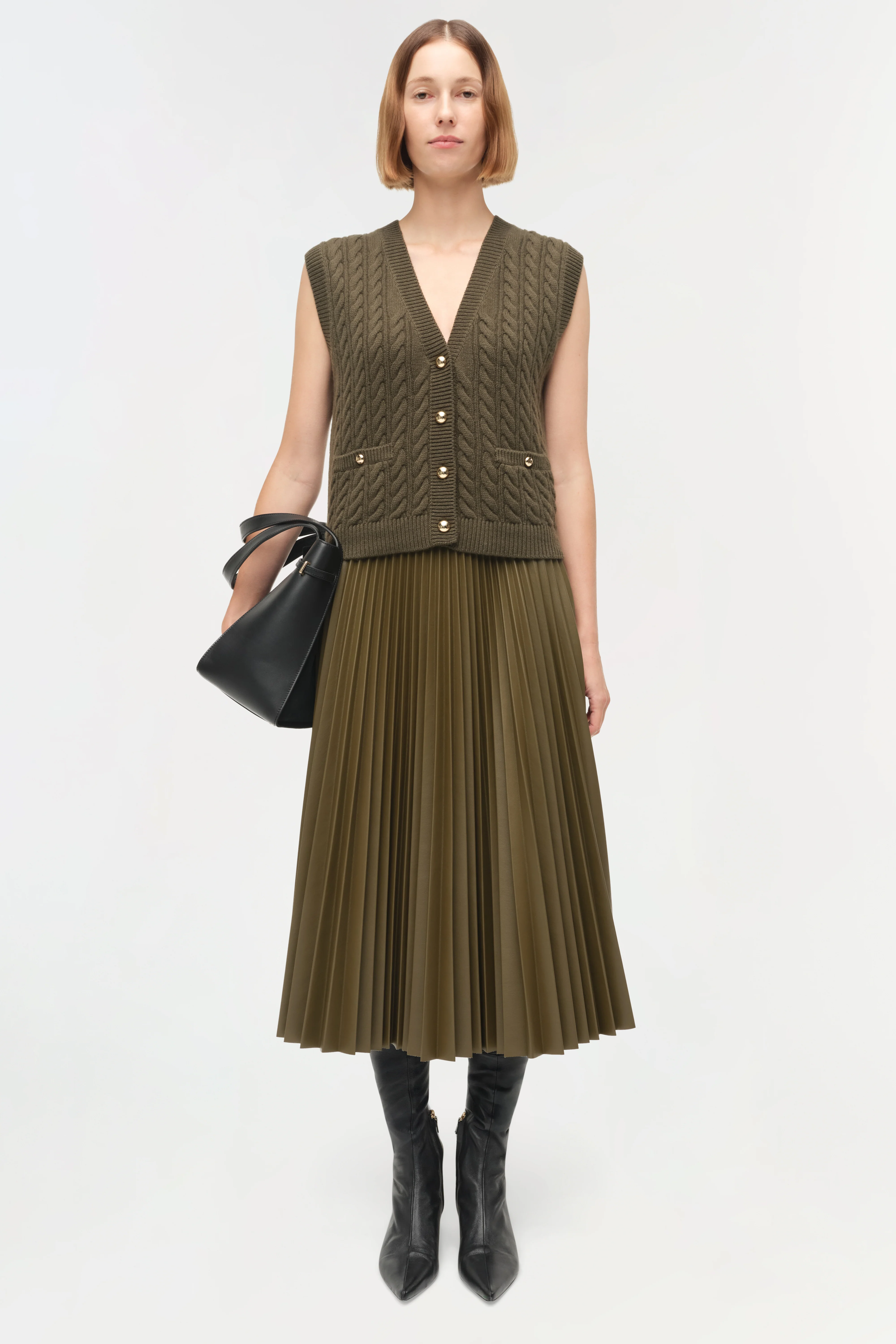 Perrie Cashmere Vest - Image 6