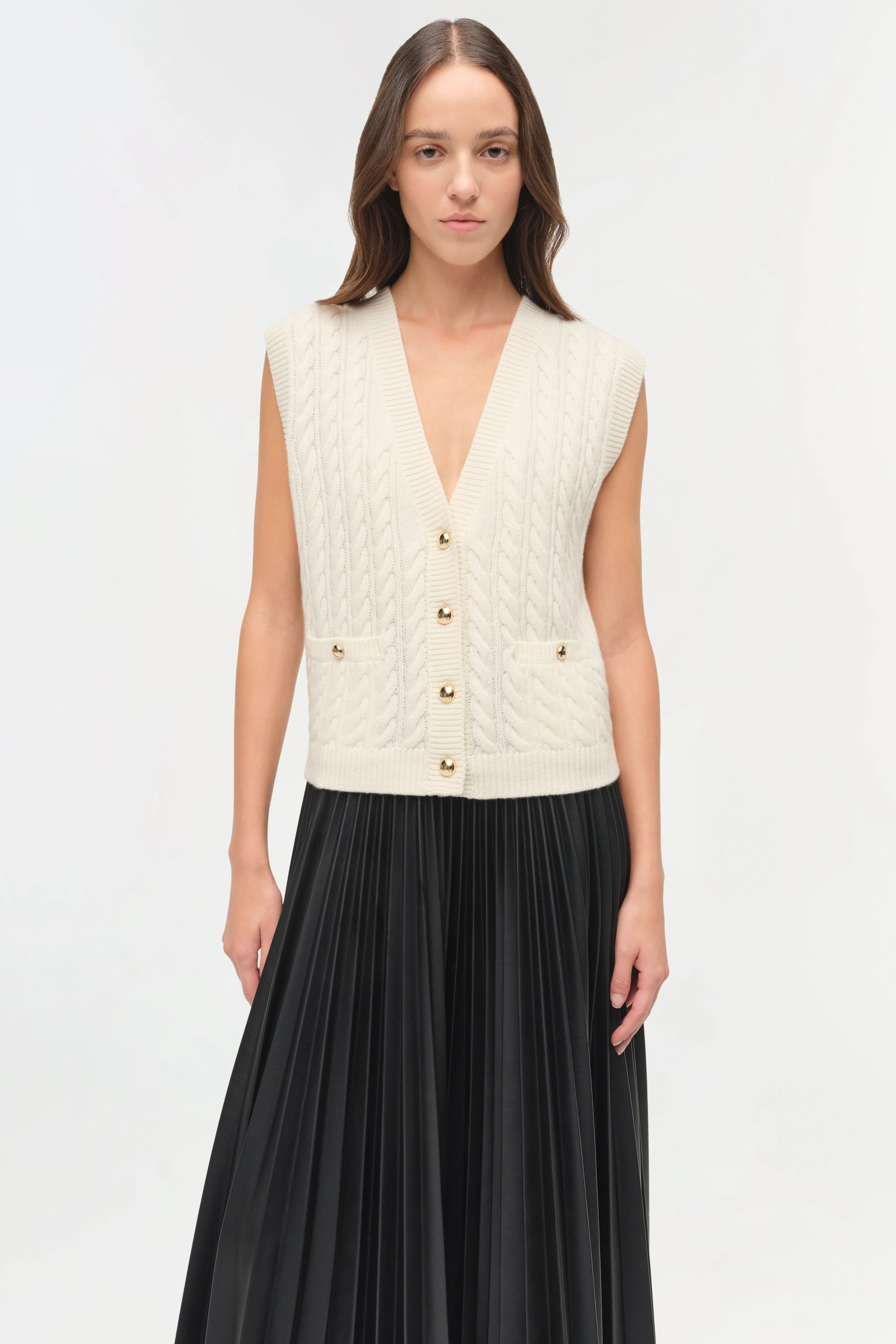 Perrie Cashmere Vest - Image 3