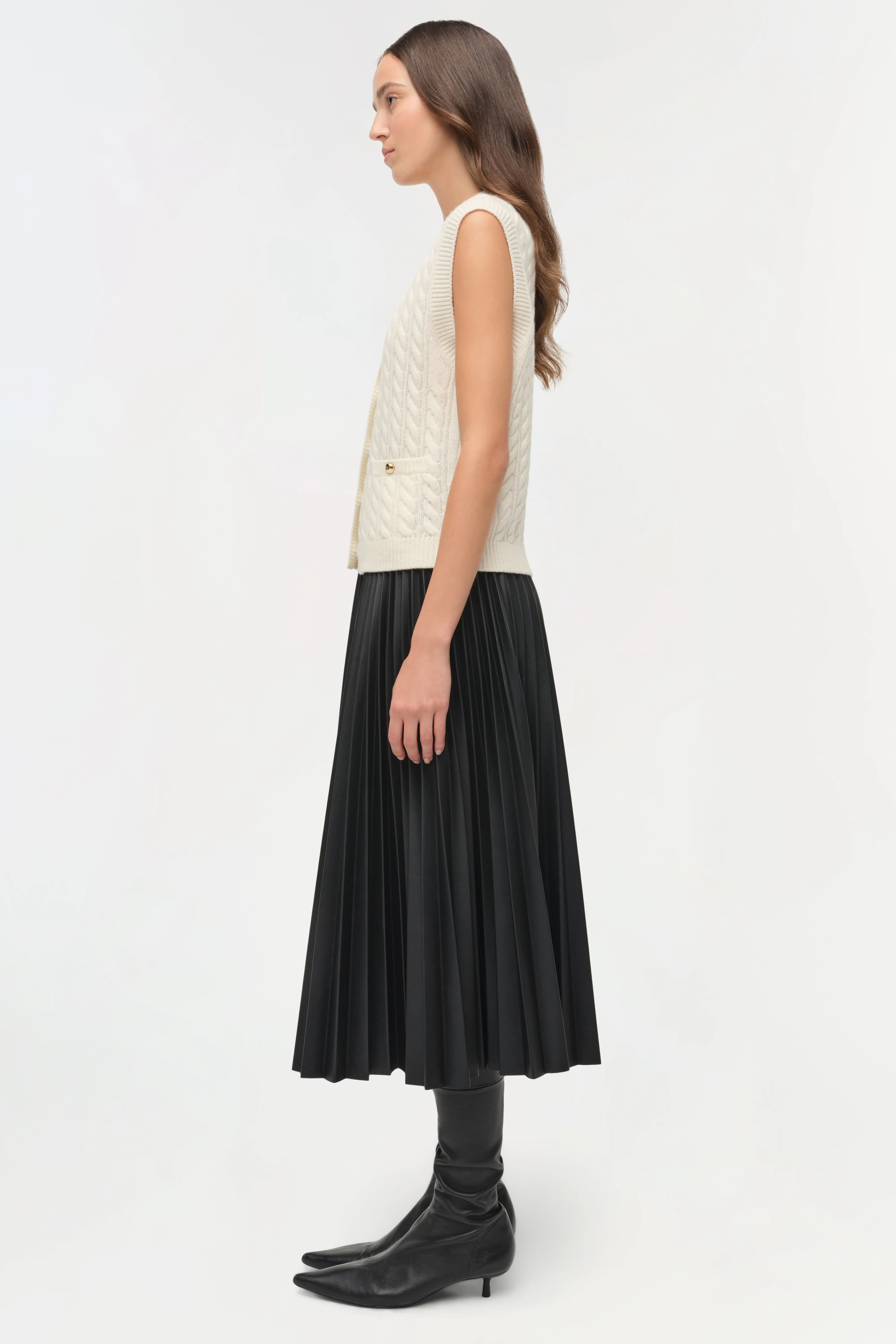 Perrie Cashmere Vest - Image 4