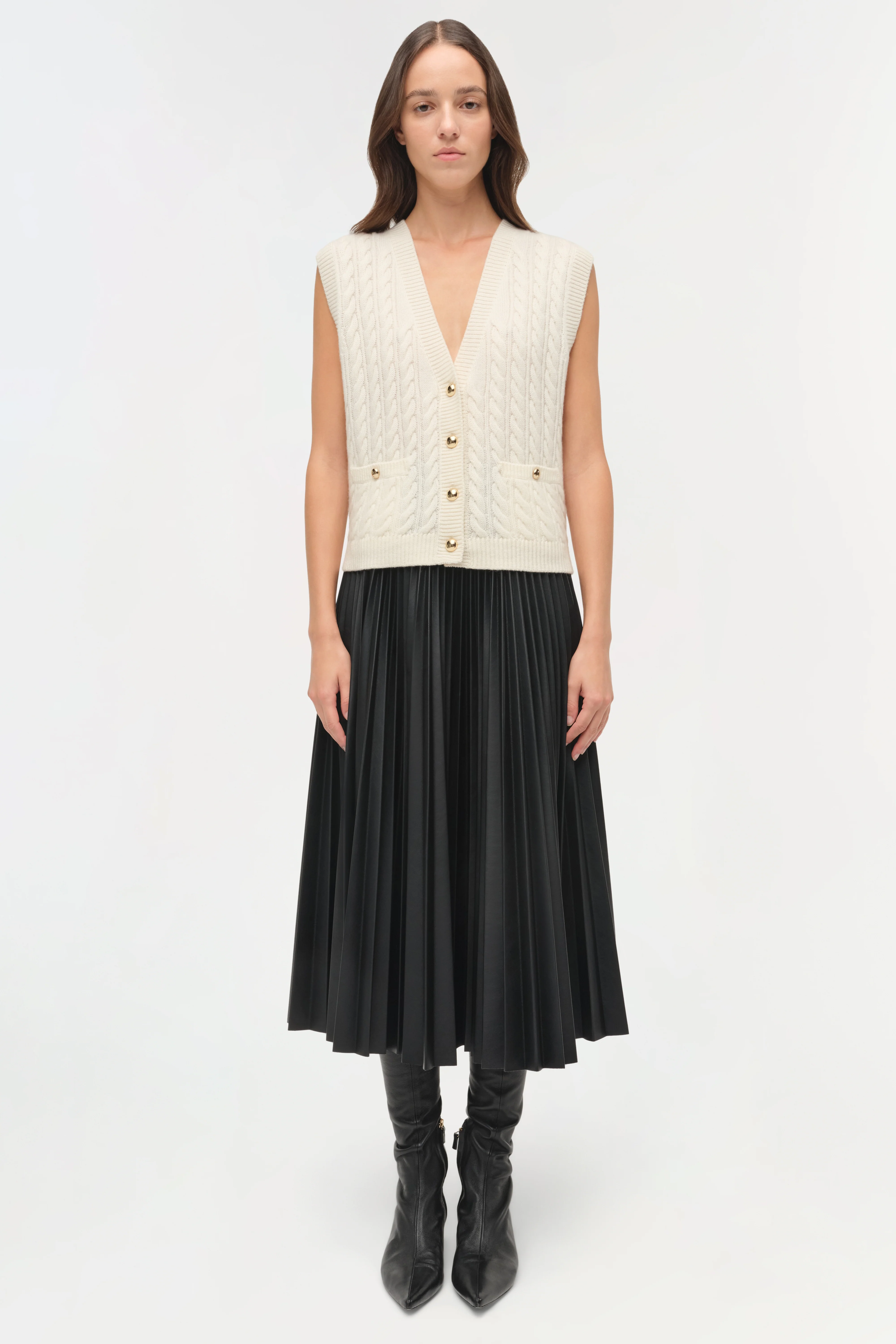 Perrie Cashmere Vest - Image 6