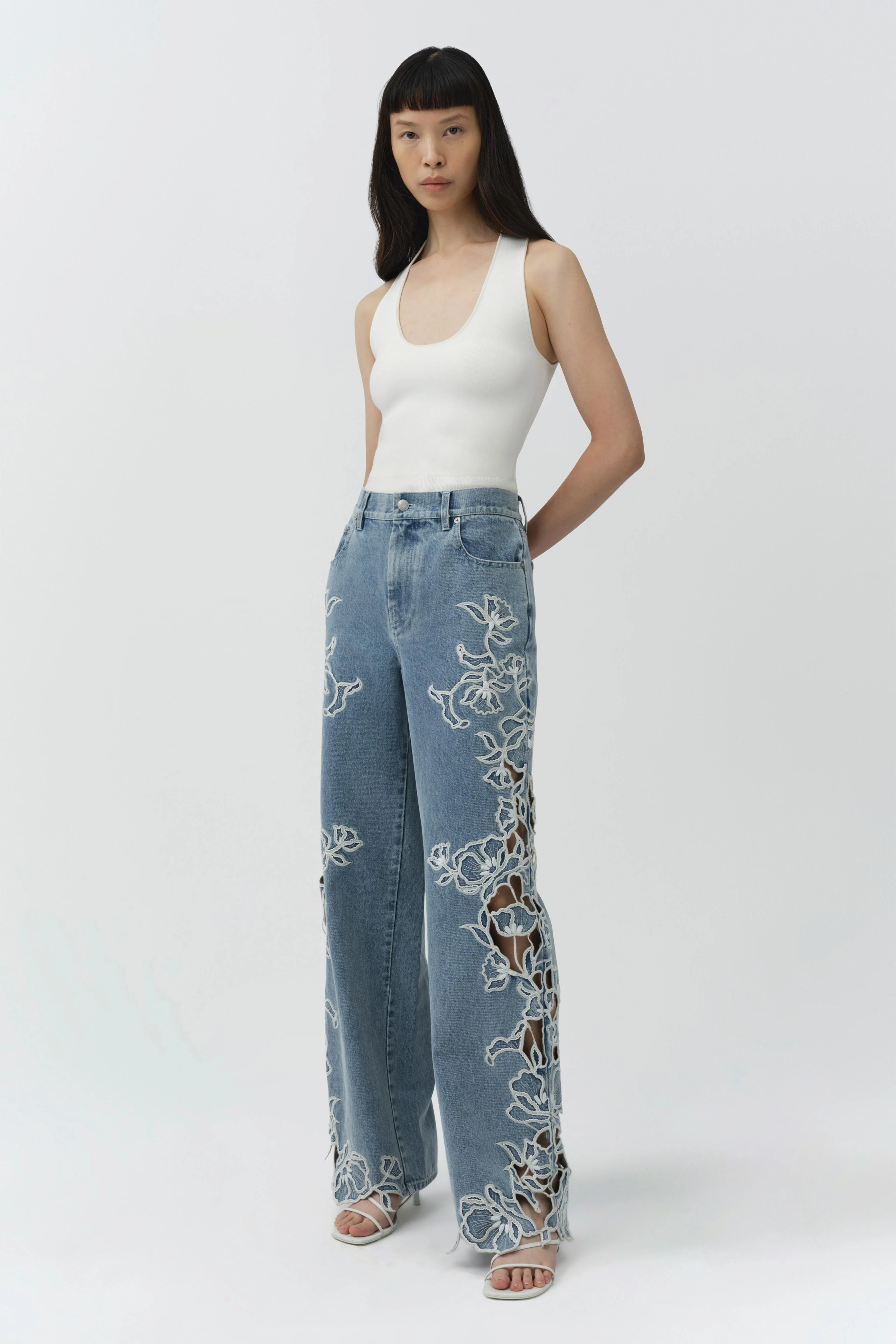 Porter Embroidered Jean - Image 3