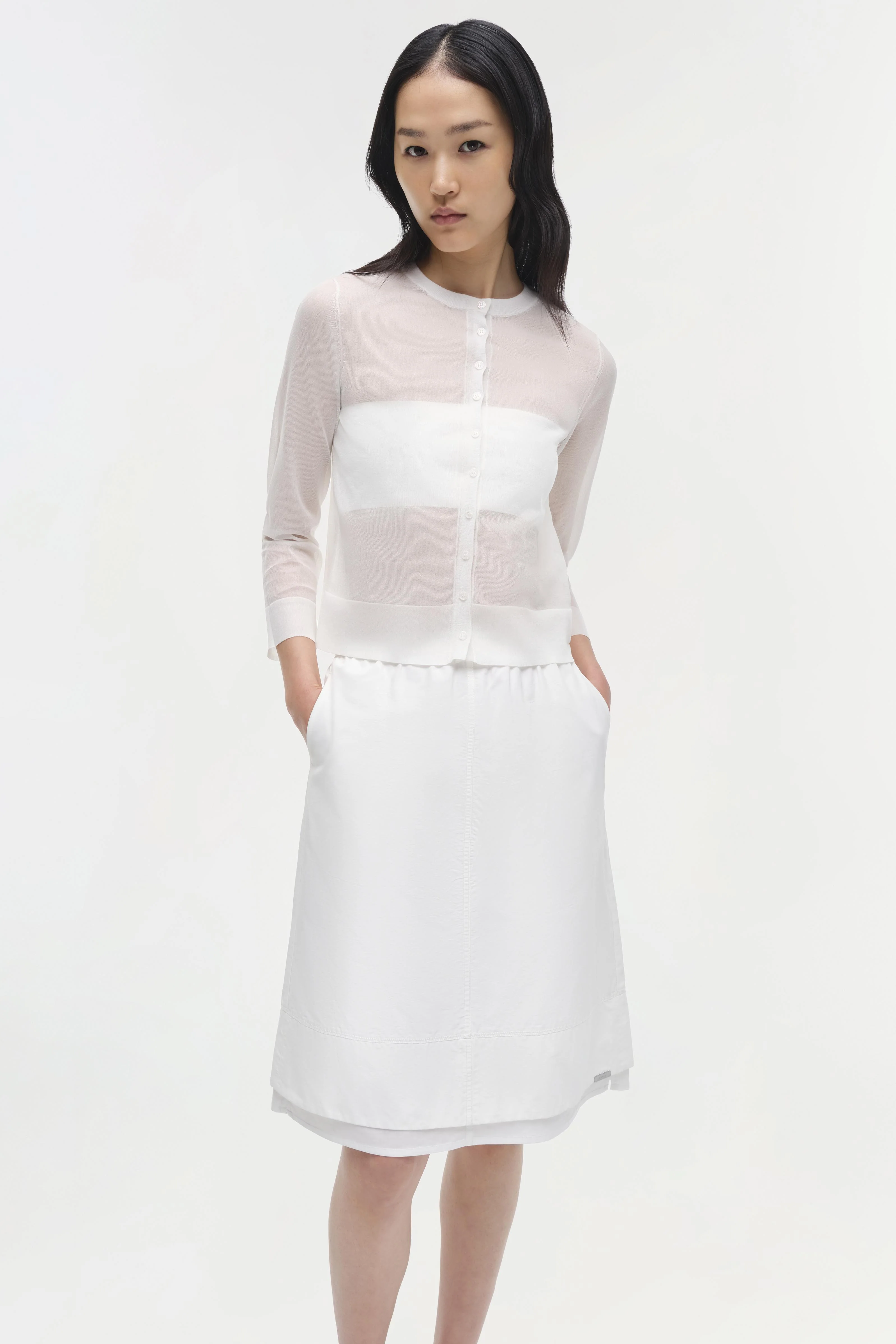 Rachel Sheer Knit Cardigan - Image 3