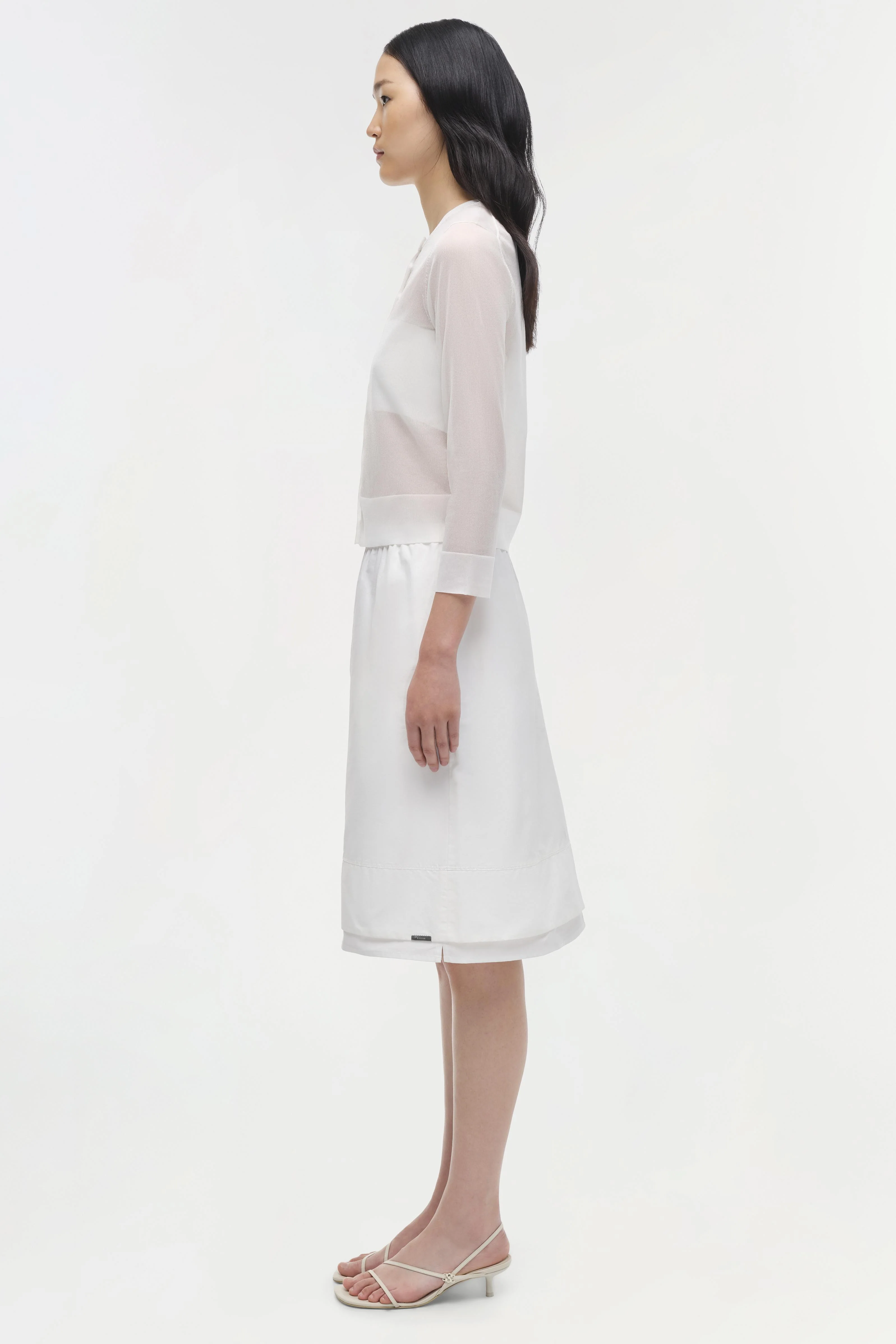 Rachel Sheer Knit Cardigan - Image 4
