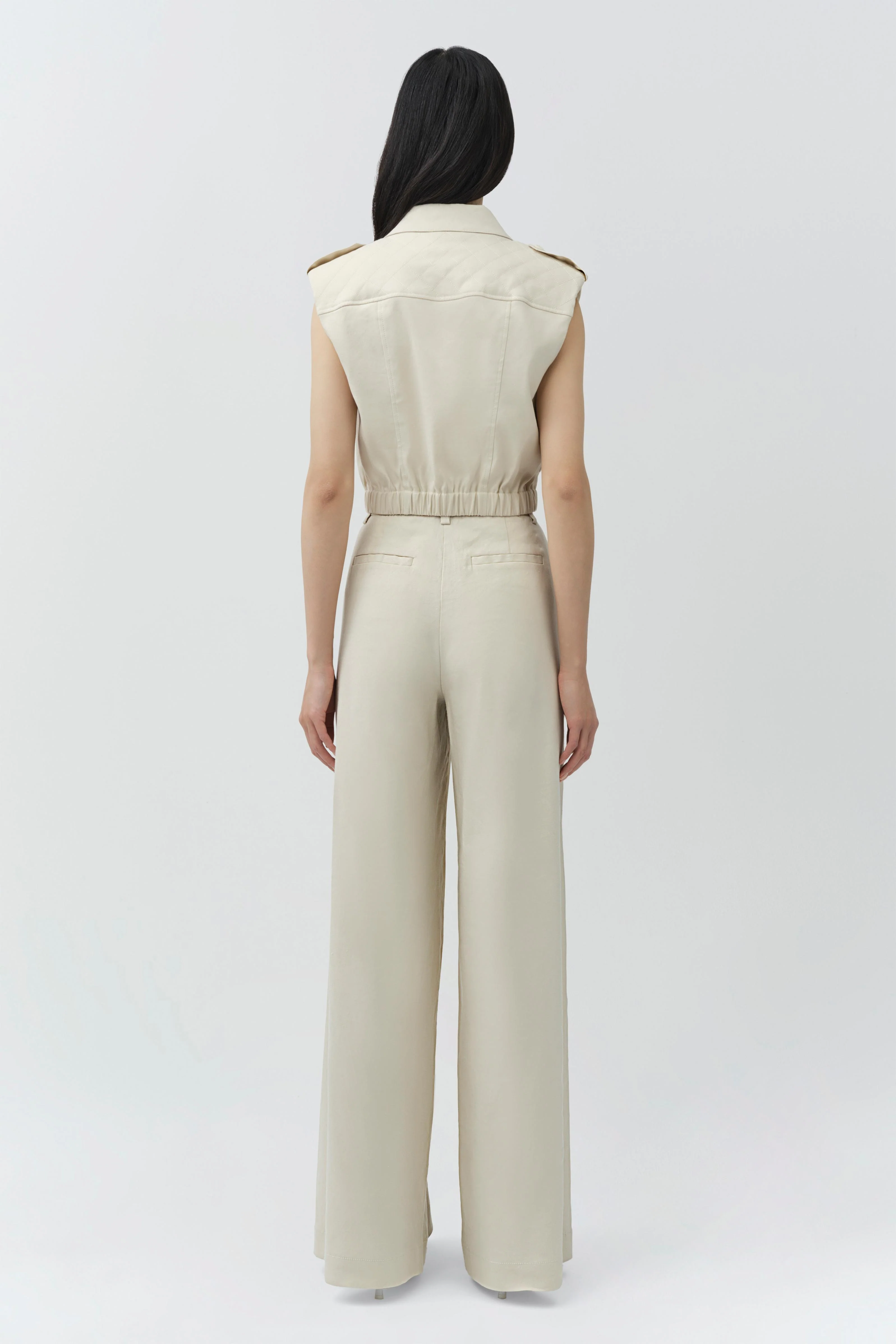 Ramsey Linen Wide Leg Pant - Image 5