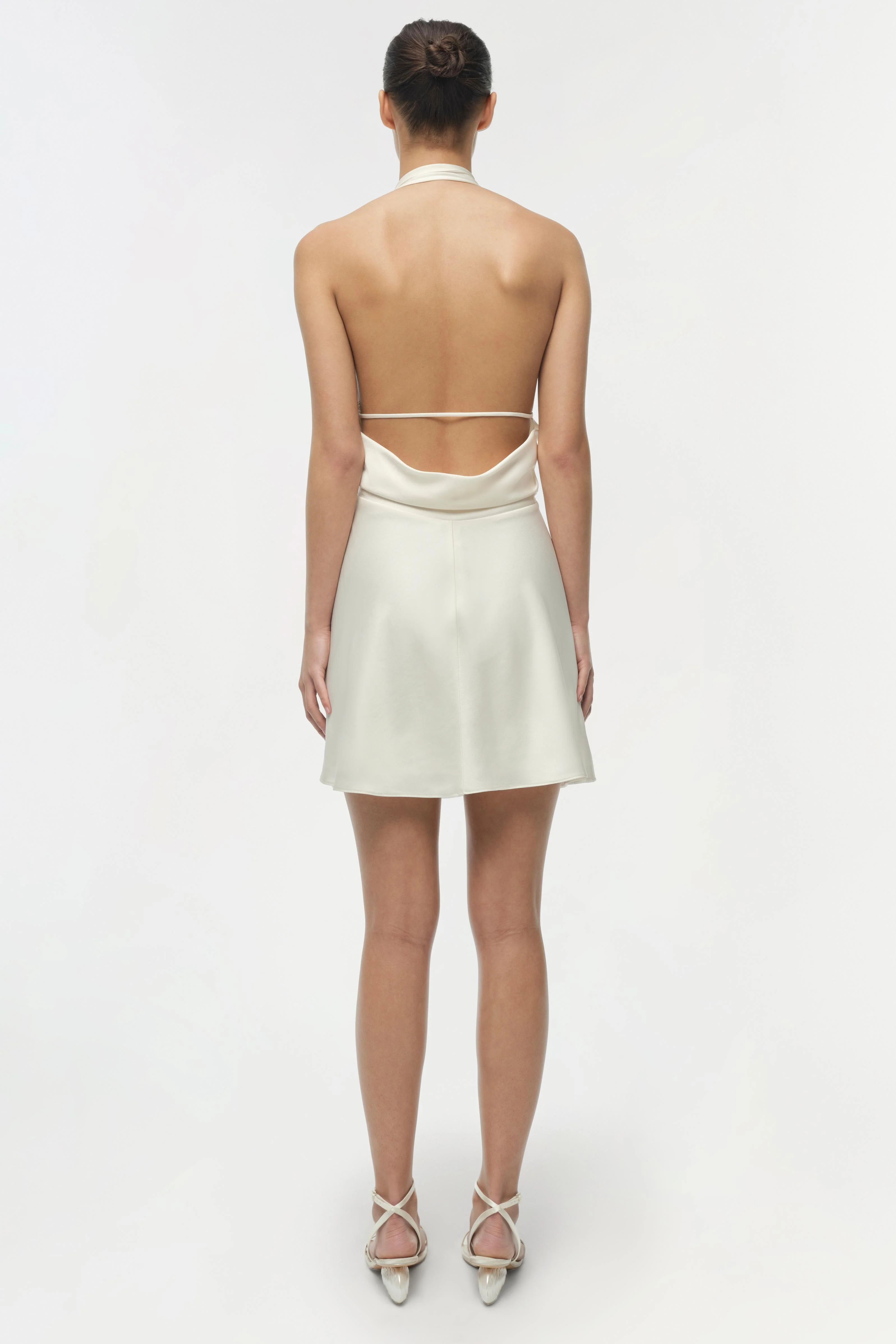 Reanna Satin Mini Dress - Image 5