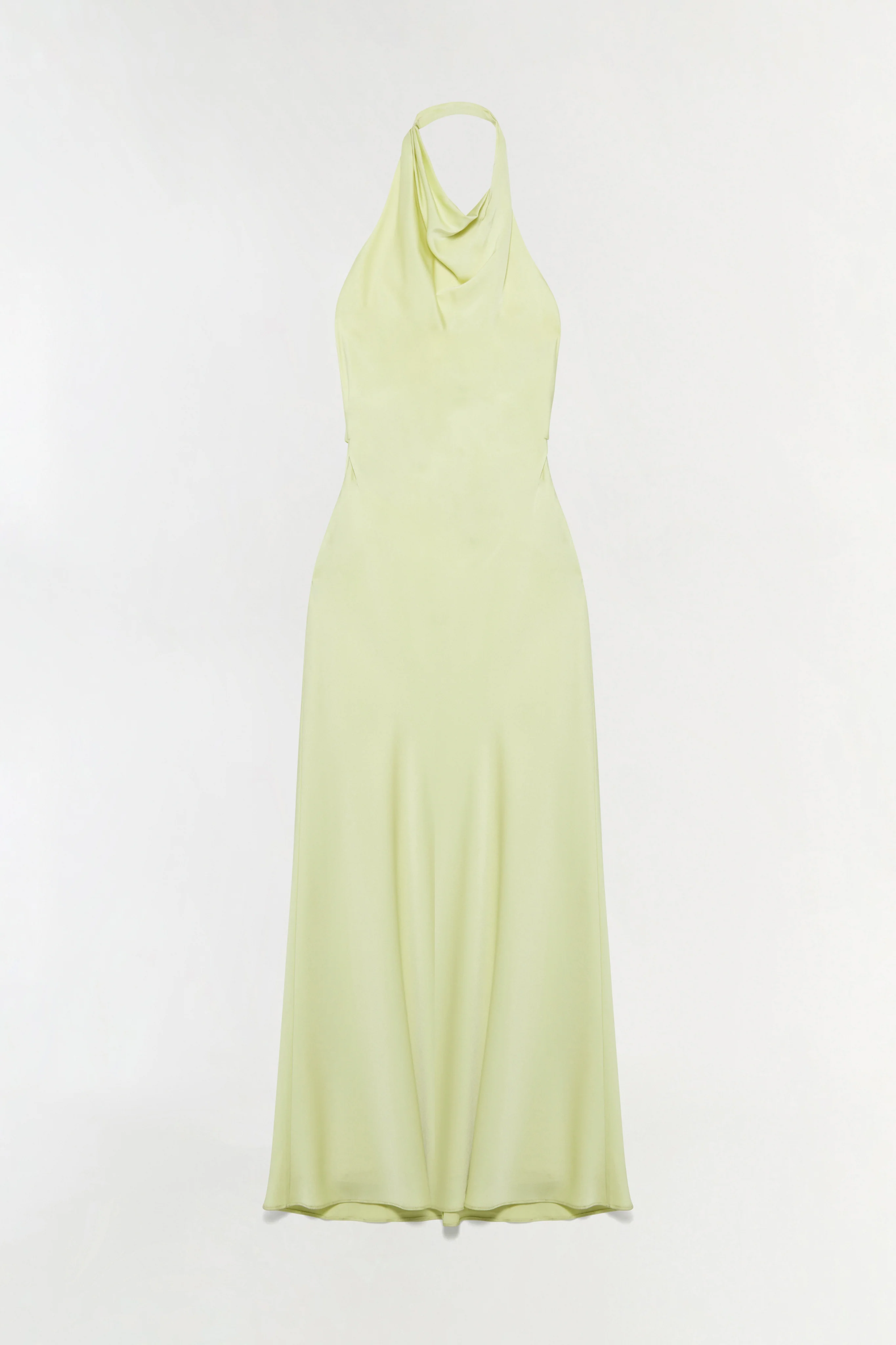 Reannon Draped Satin Gown