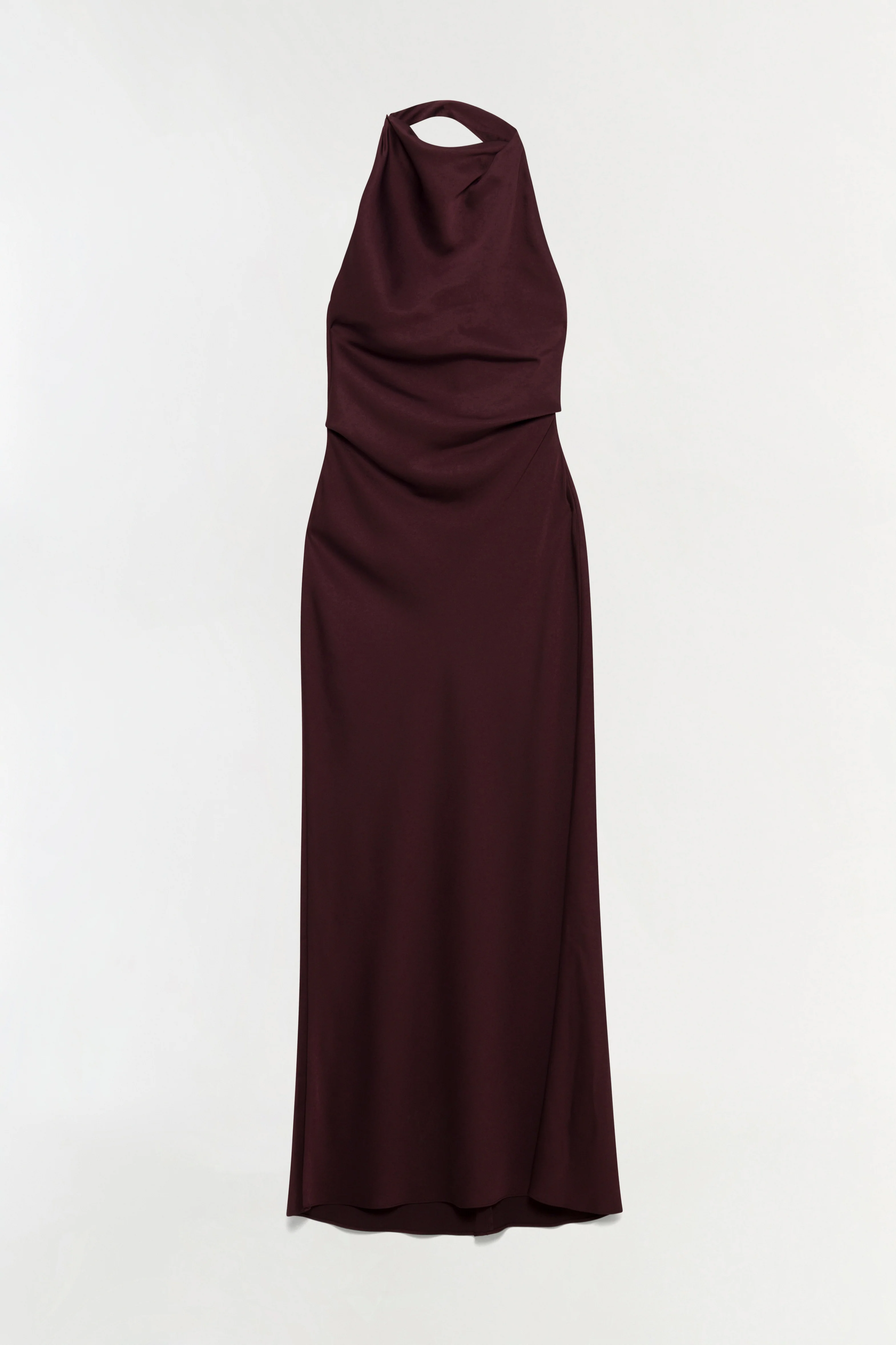 Reannon Draped Satin Gown