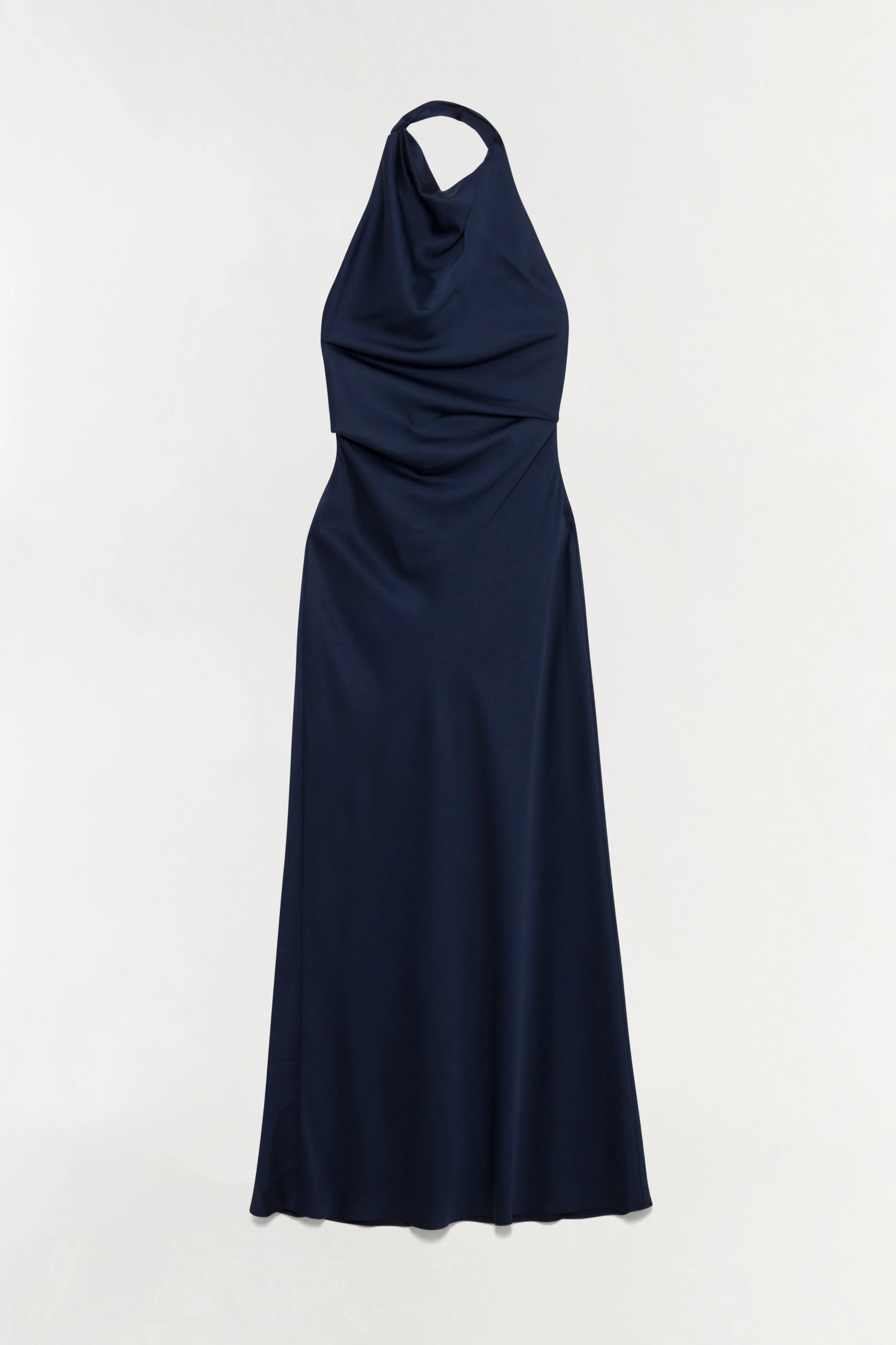 Reannon Draped Satin Gown