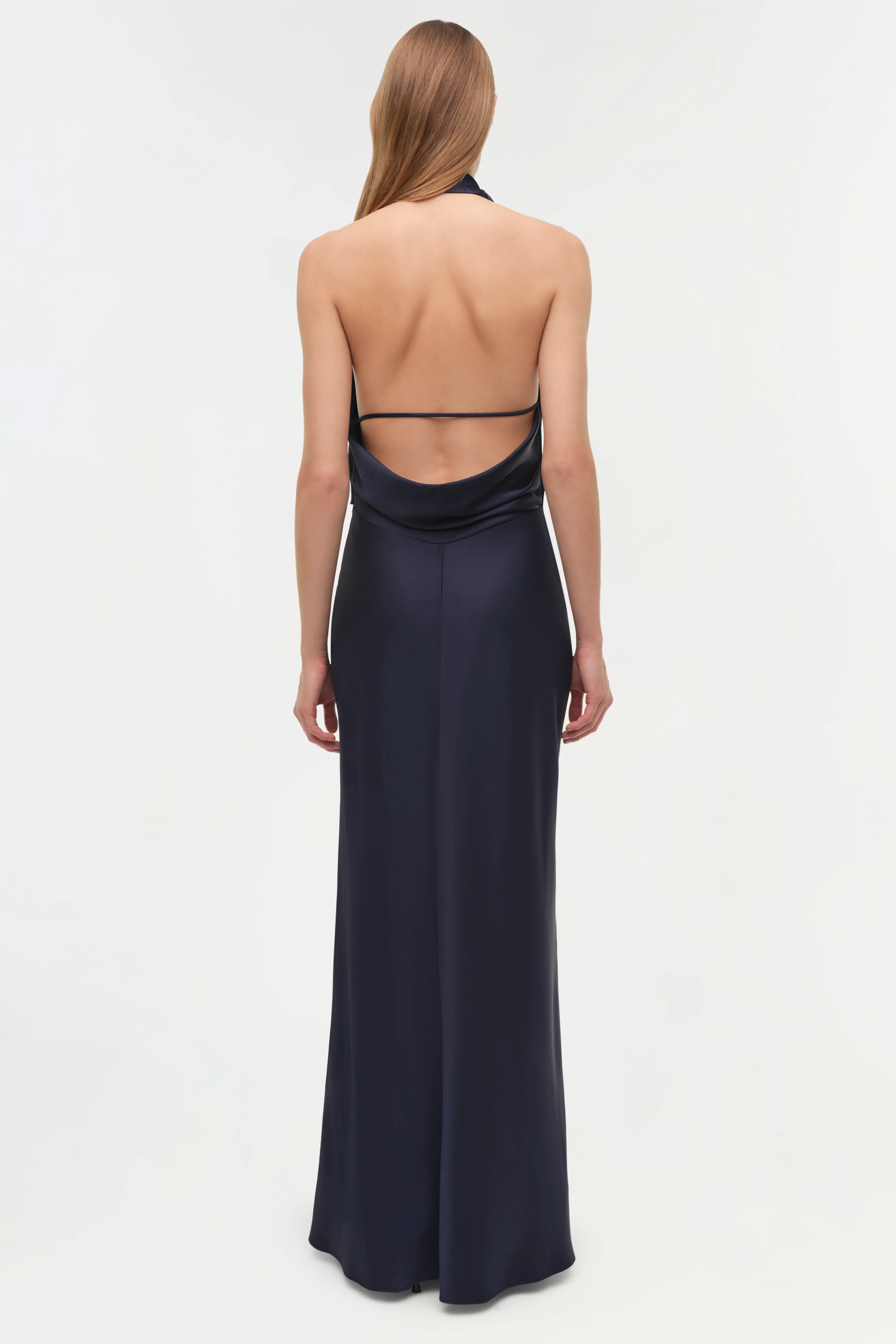 Reannon Draped Satin Gown - Image 6