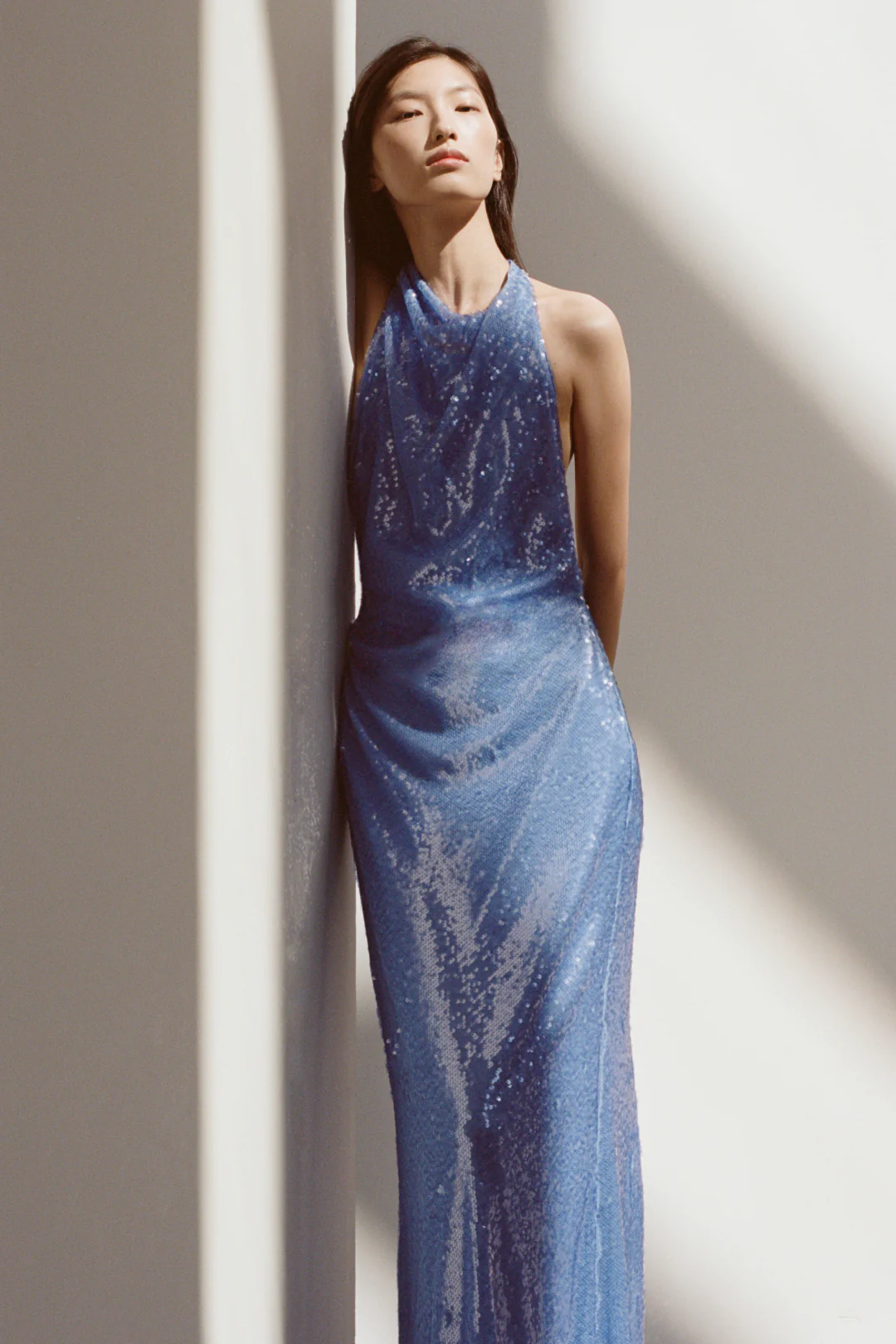 Reannon Draped Sequin Gown - Image 2