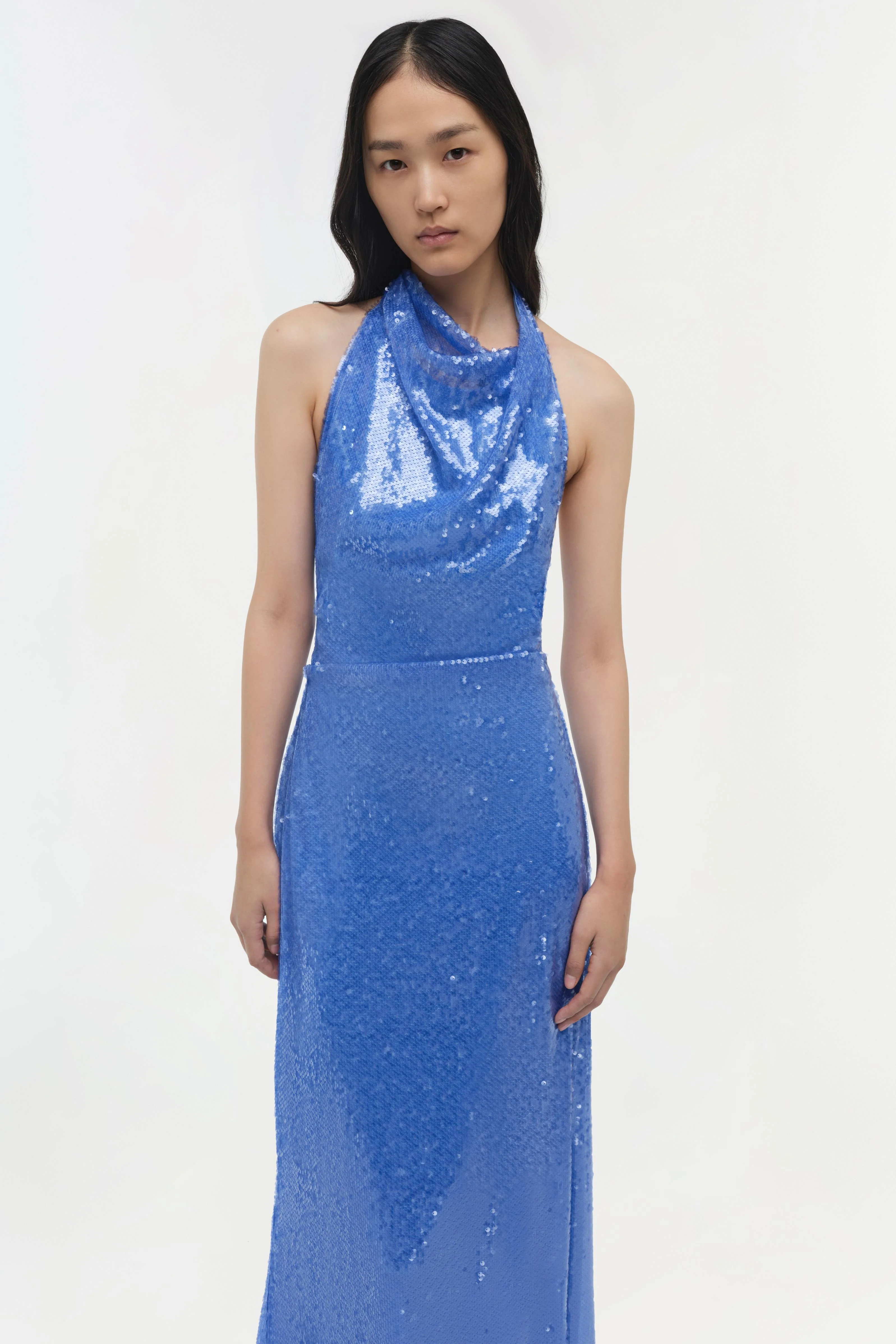 Reannon Draped Sequin Gown - Image 4