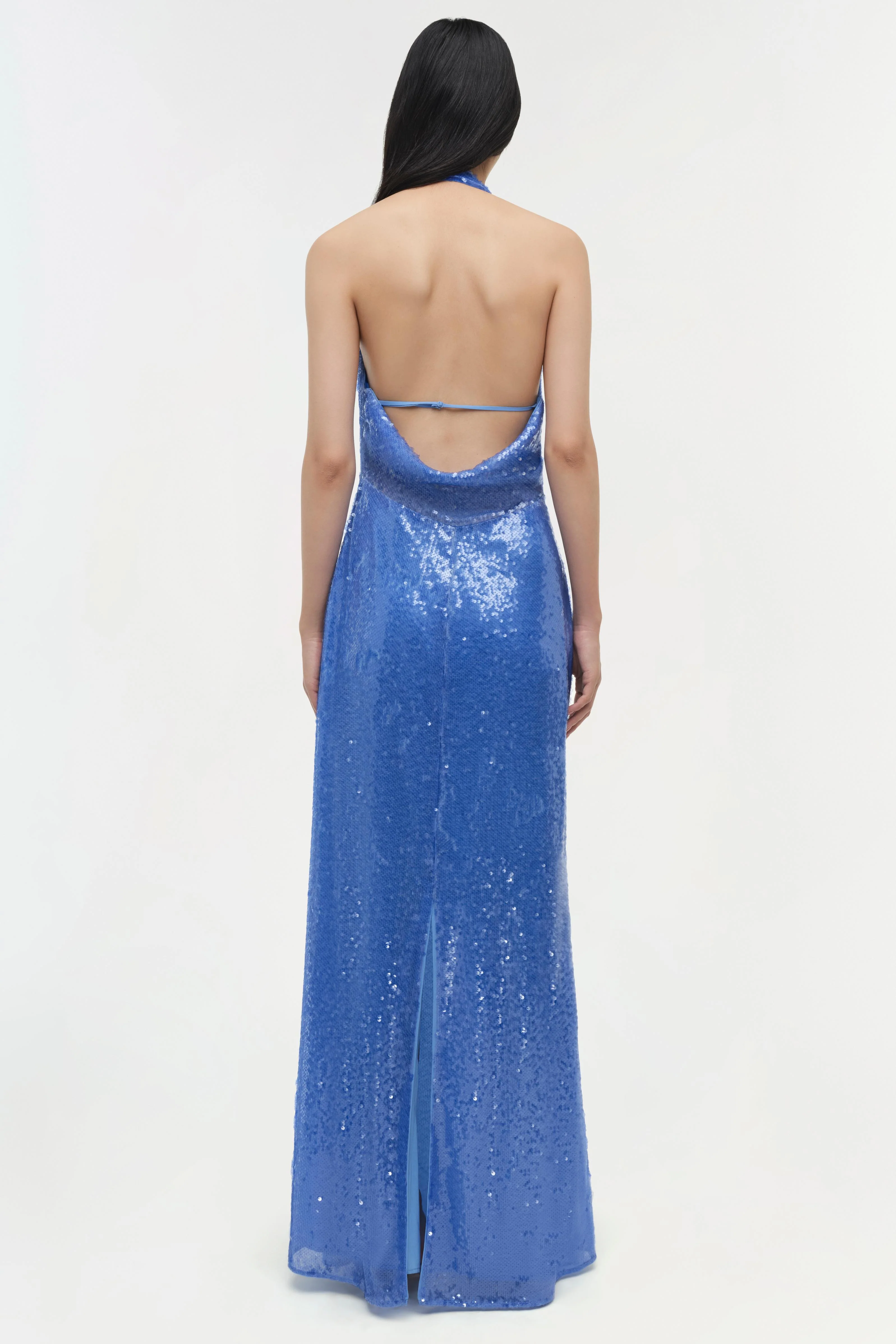 Reannon Draped Sequin Gown - Image 6