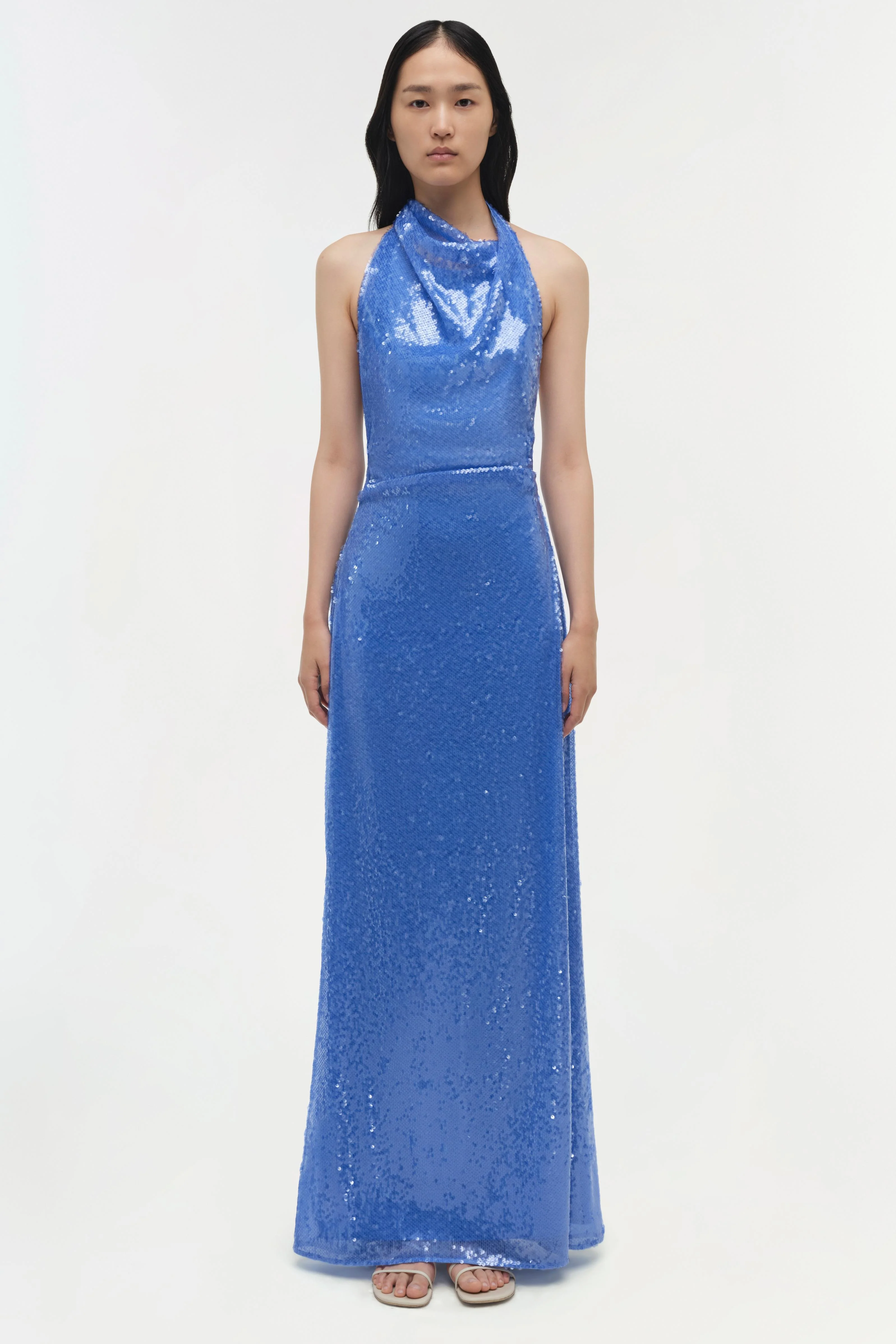 Reannon Draped Sequin Gown - Image 7