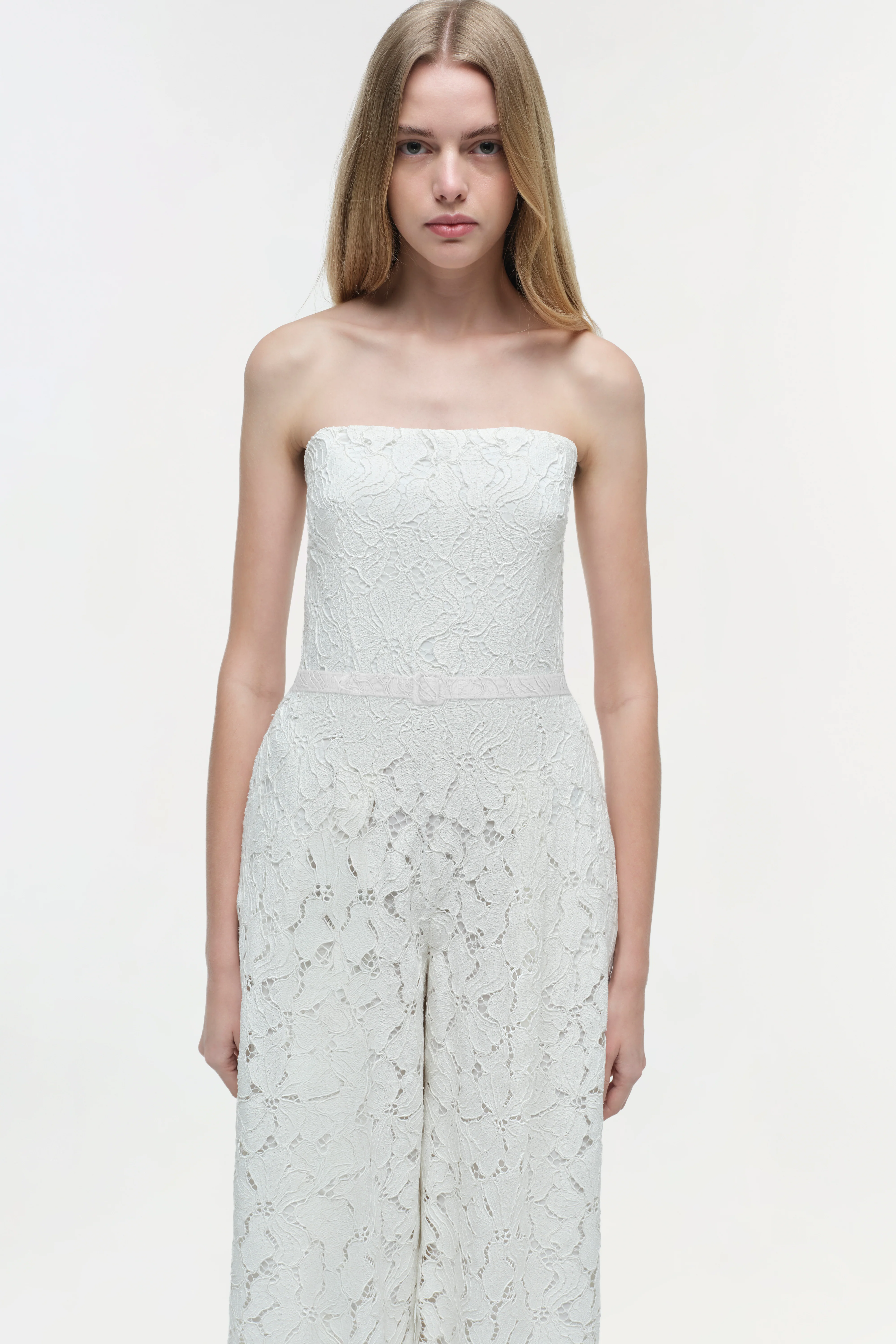 Rebecca Lace Strapless Jumpsuit - Image 3