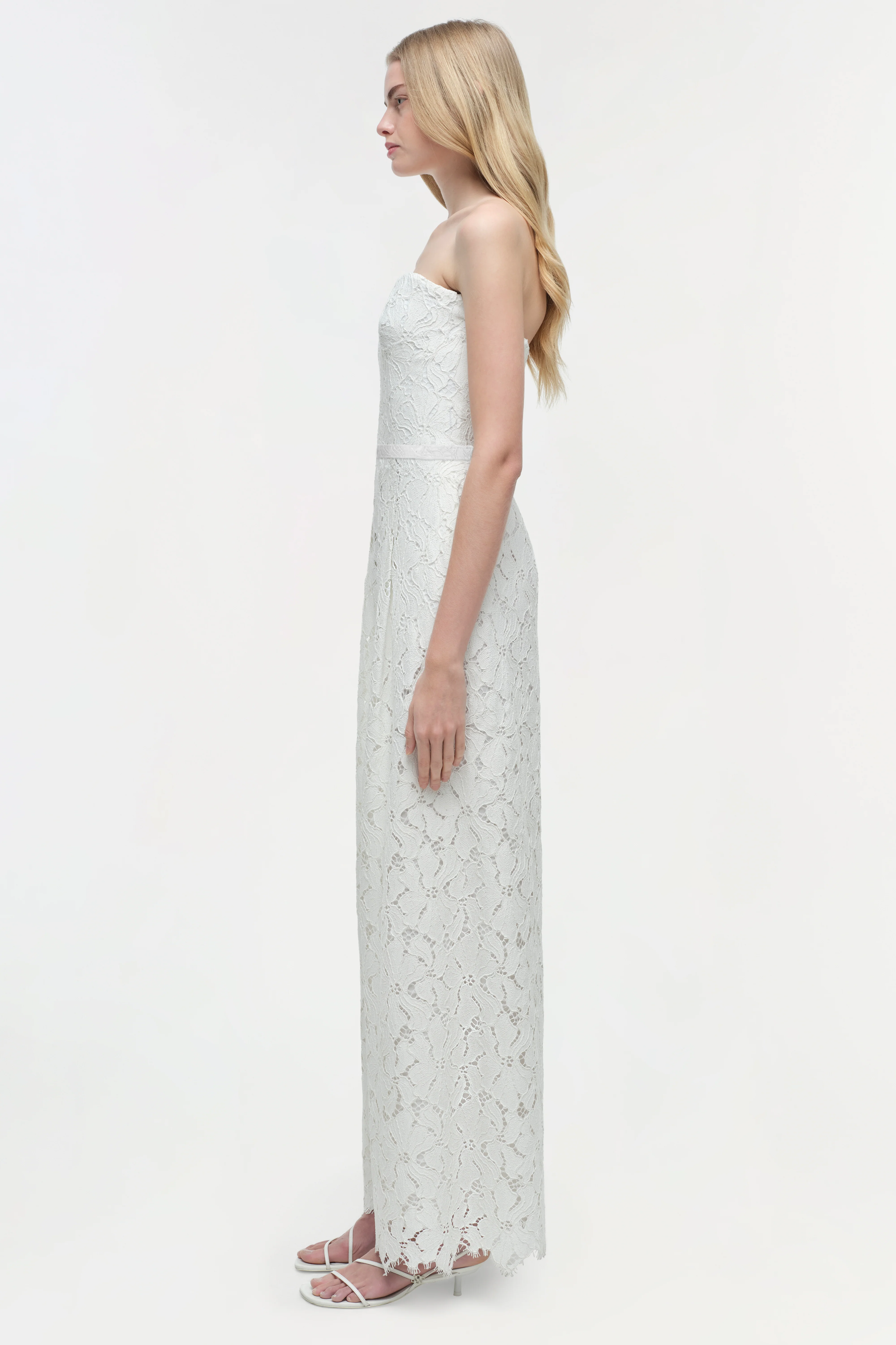 Rebecca Lace Strapless Jumpsuit - Image 4