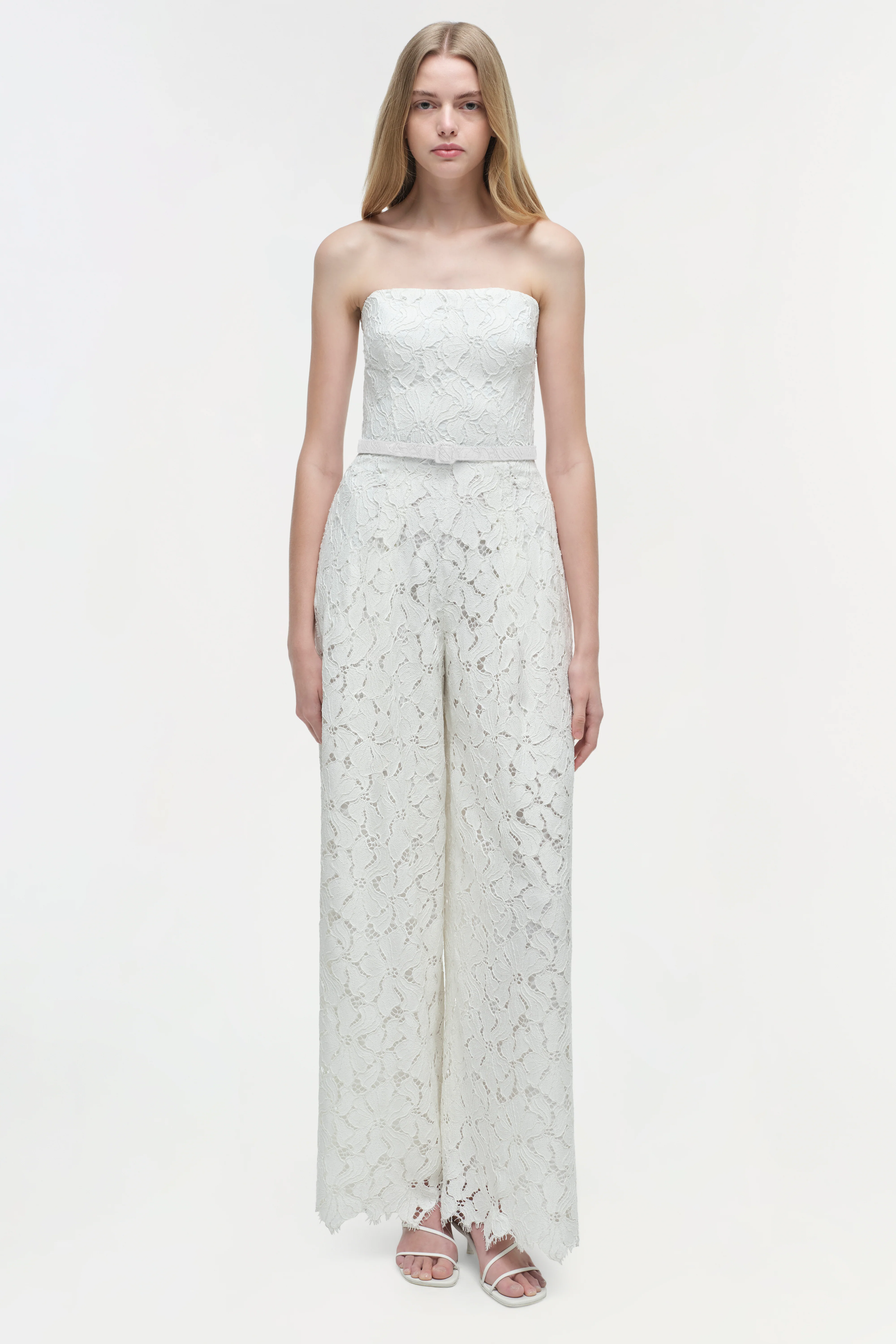 Rebecca Lace Strapless Jumpsuit - Image 6