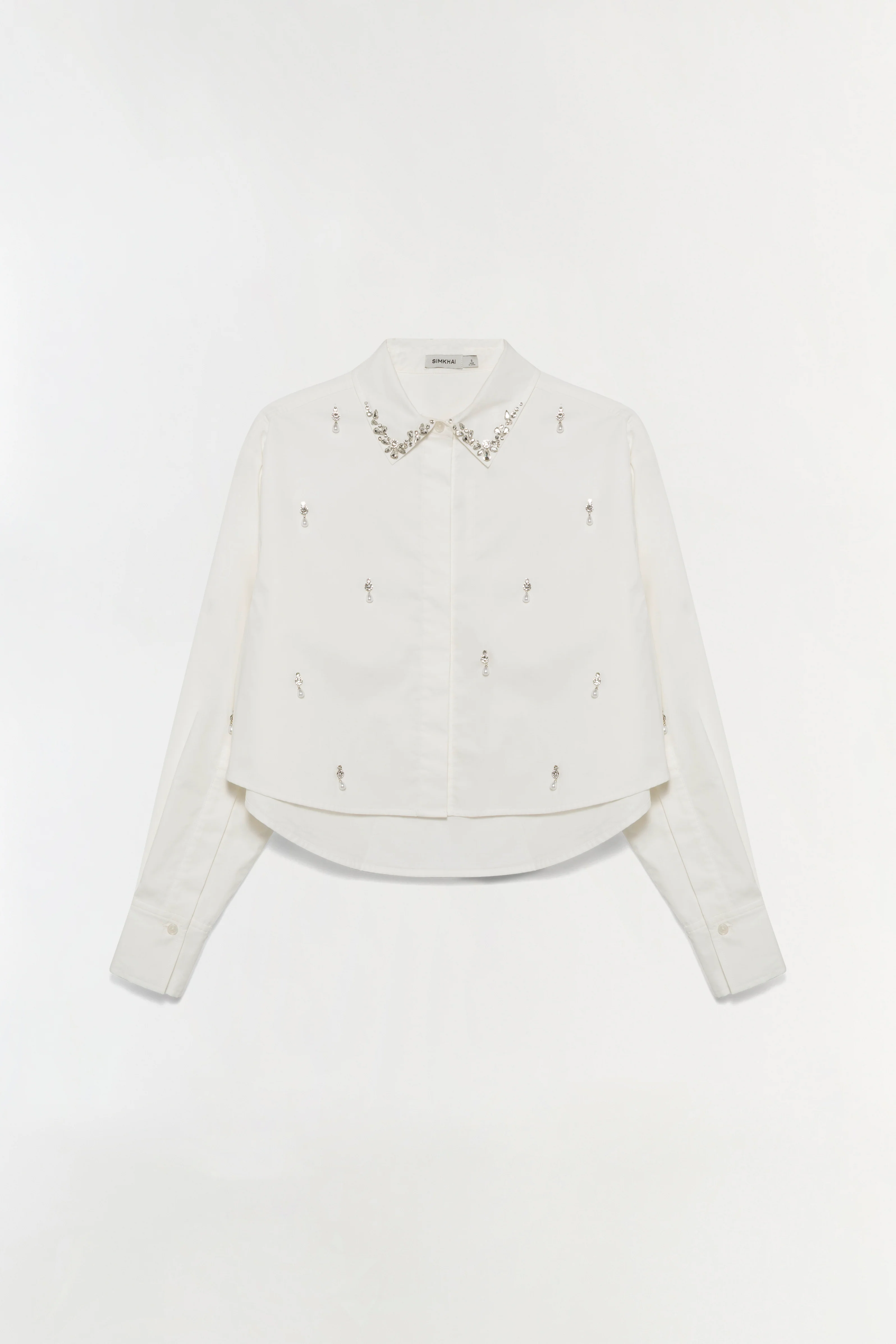 Renata Embellished Cotton Shirt