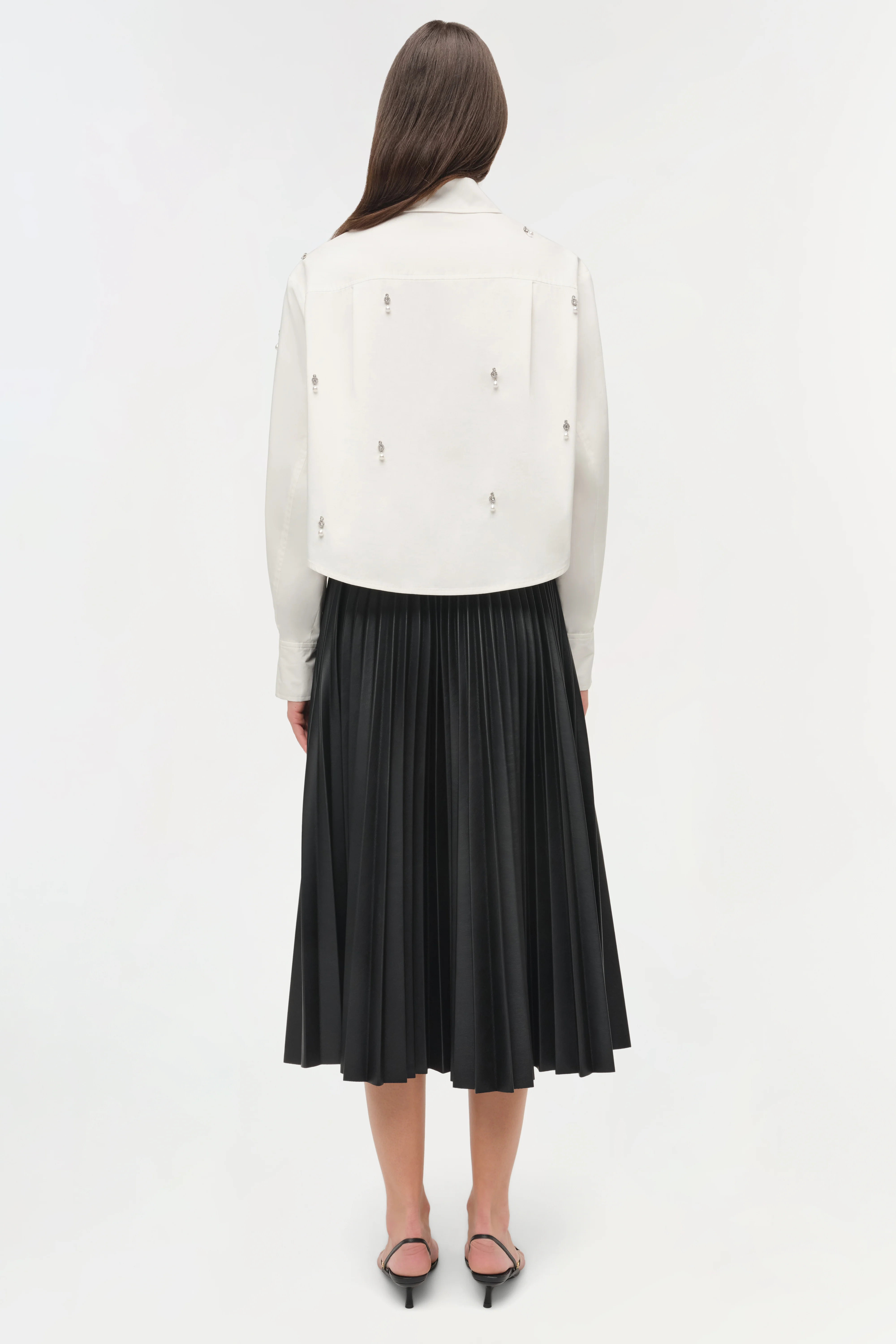 Renata Embellished Cotton Shirt - Image 5