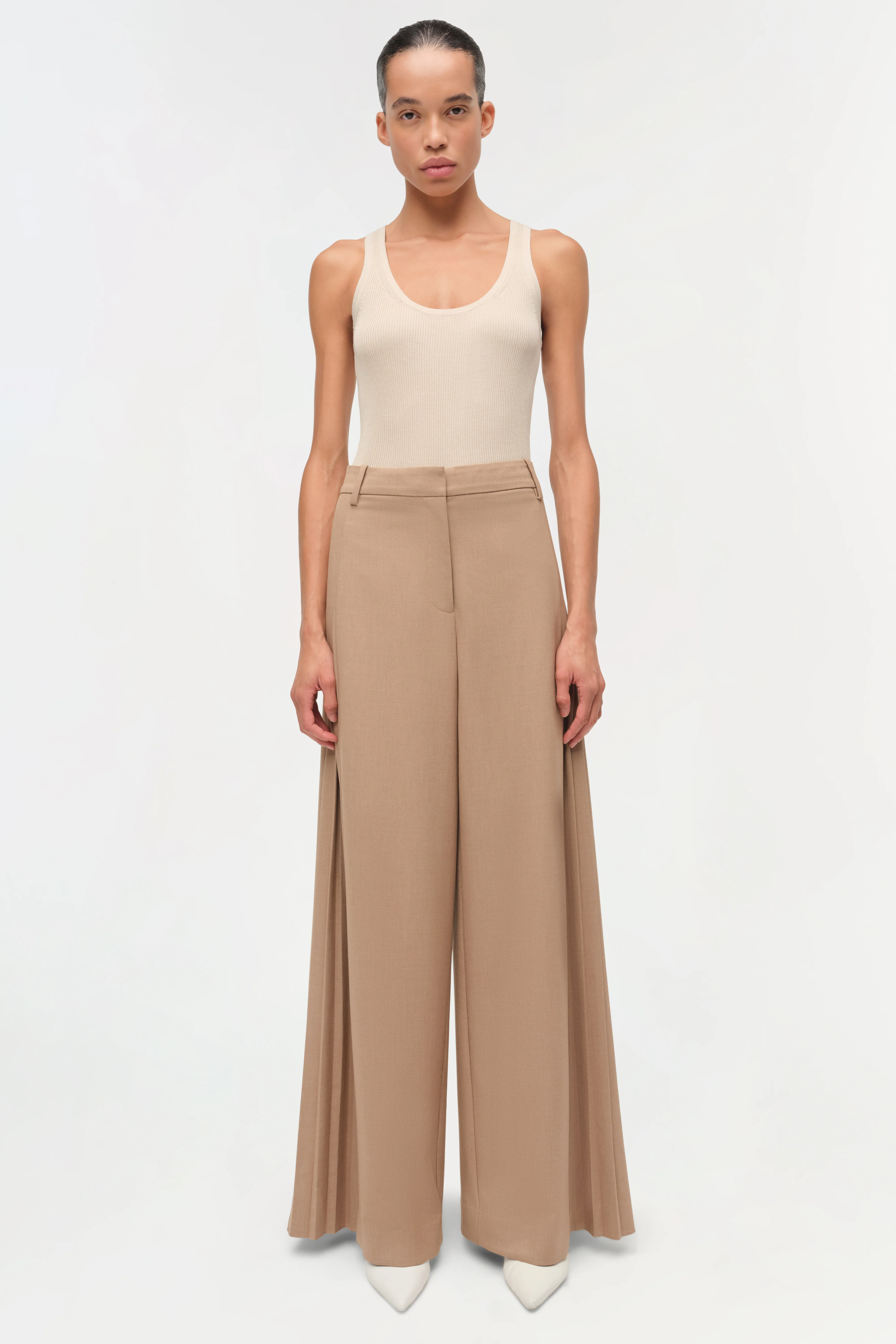 Romy Pleated Suiting Pant - Image 5