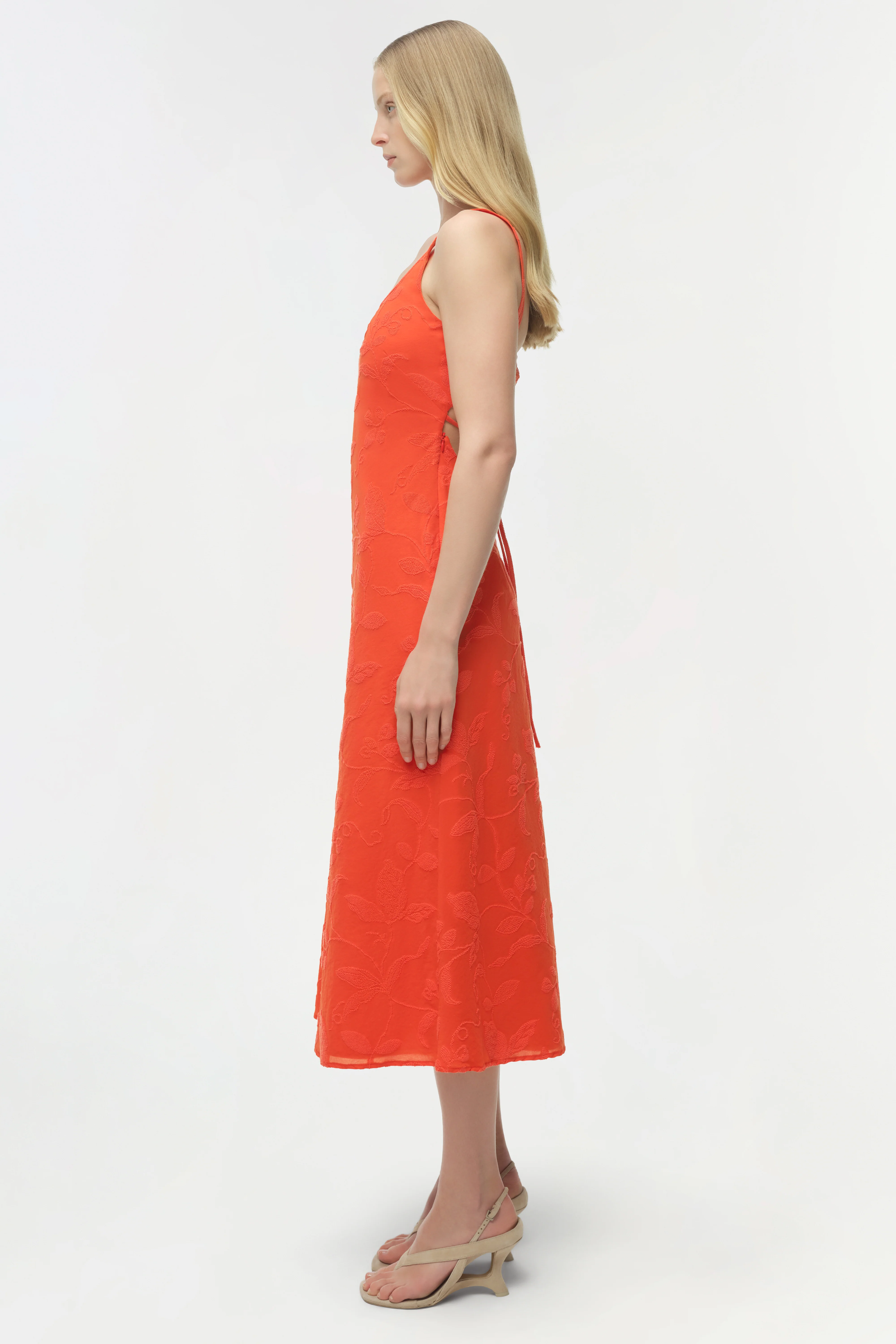 Rosalia Jacquard Midi Dress - Image 4