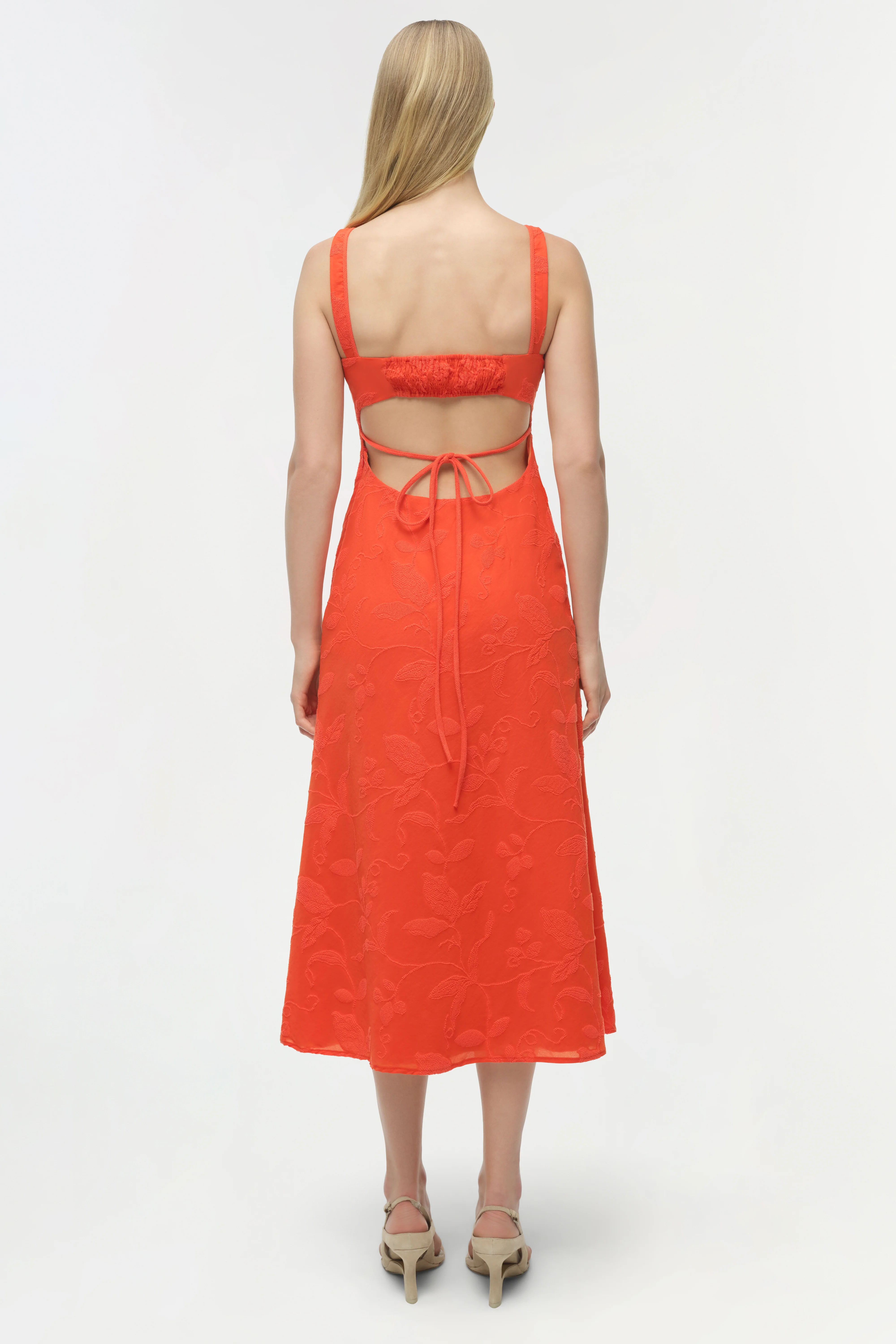 Rosalia Jacquard Midi Dress - Image 5