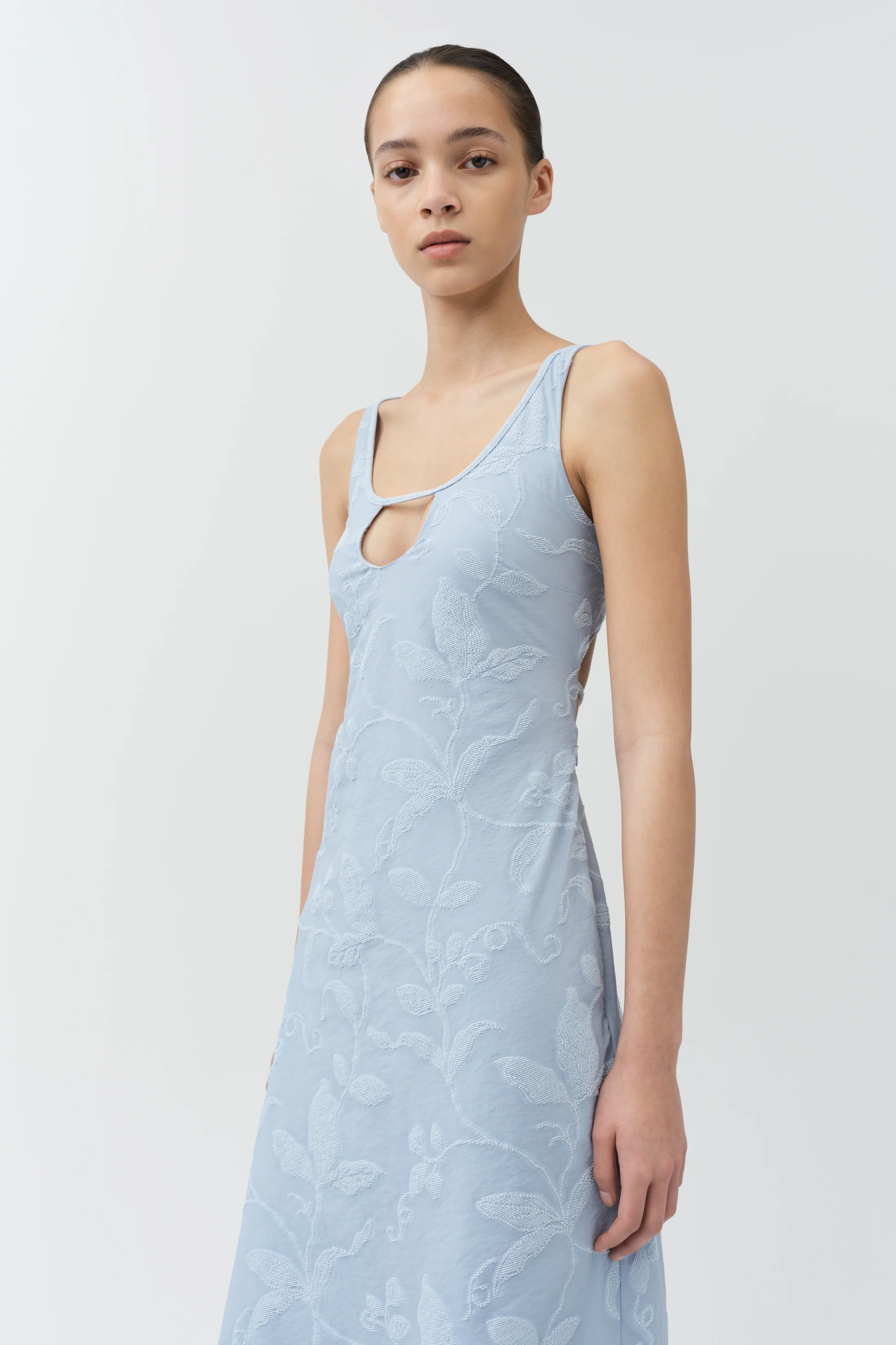 Rosalia Jacquard Midi Dress - Image 3
