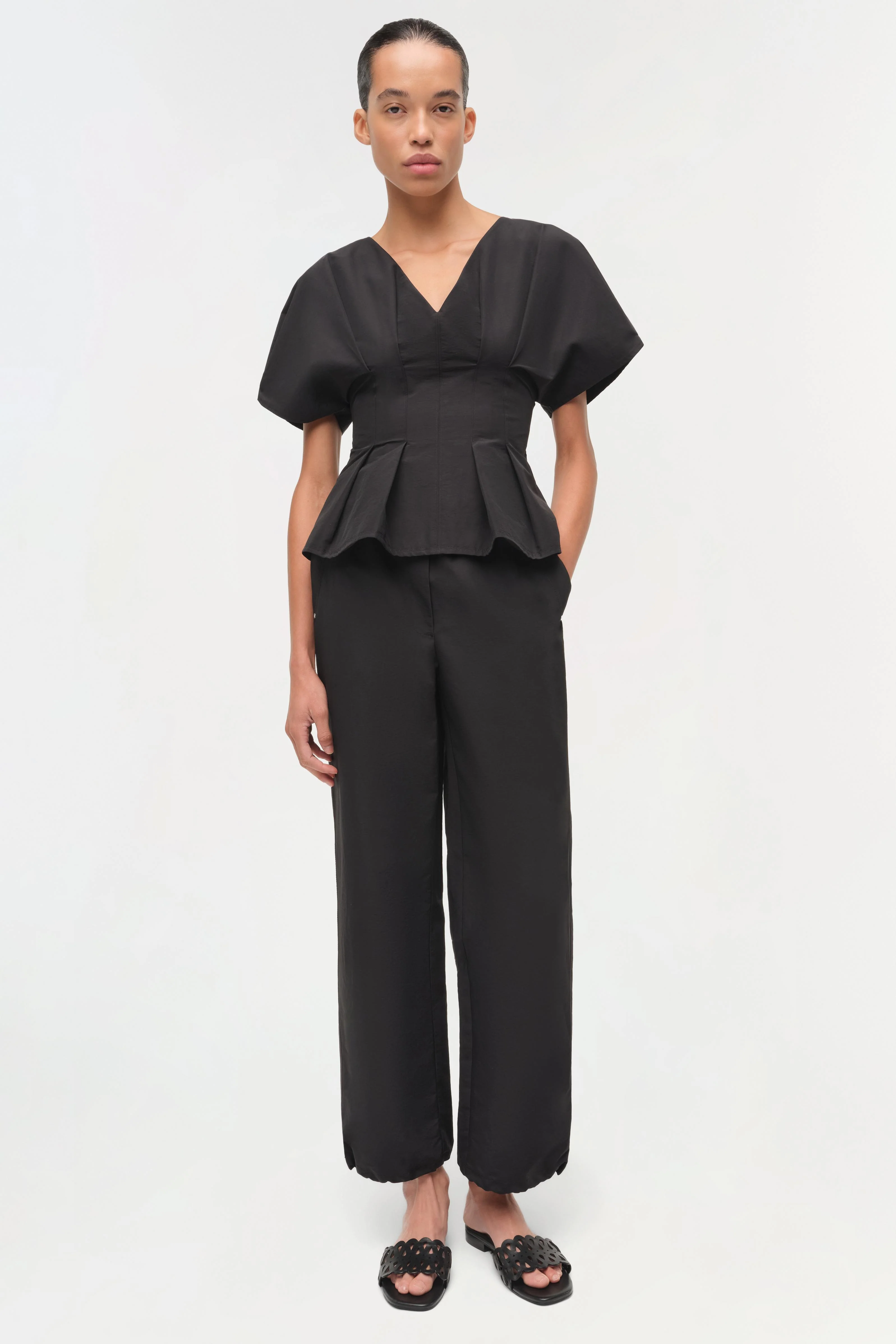 Rozen Cotton Faille Top - Image 2