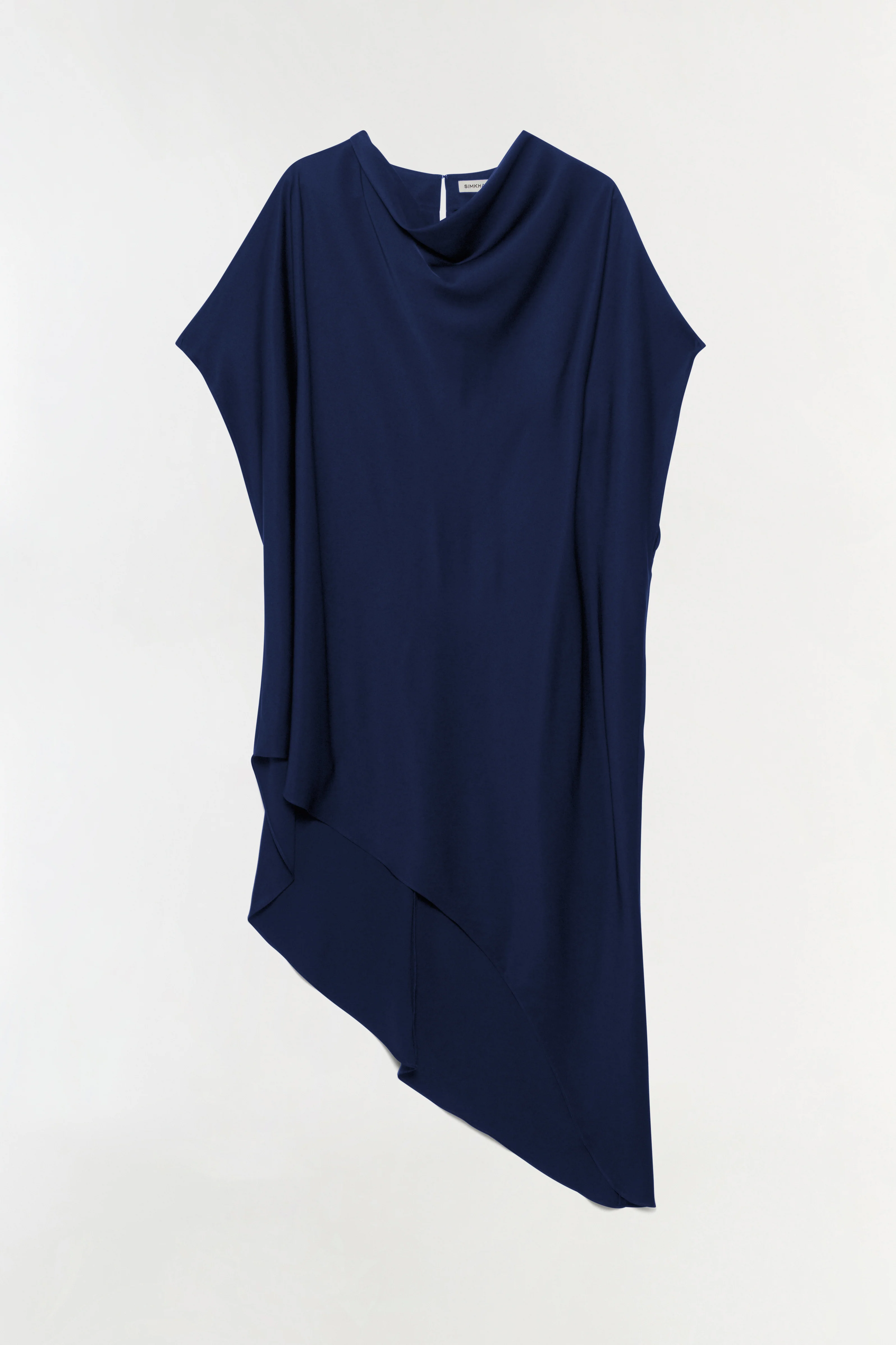 Sadia Satin Mini Cape Dress