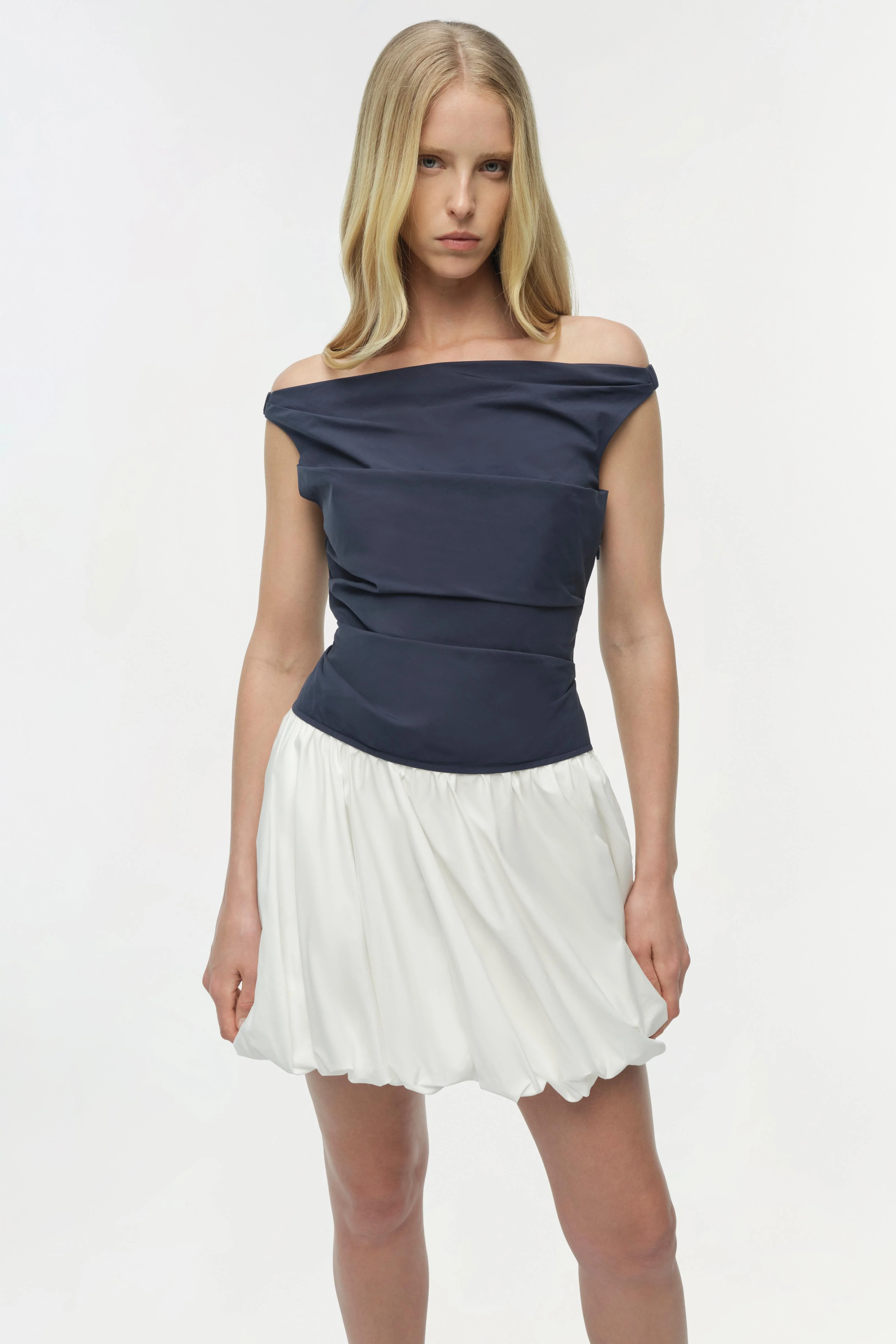 Salina Bubble Mini Dress - Image 3
