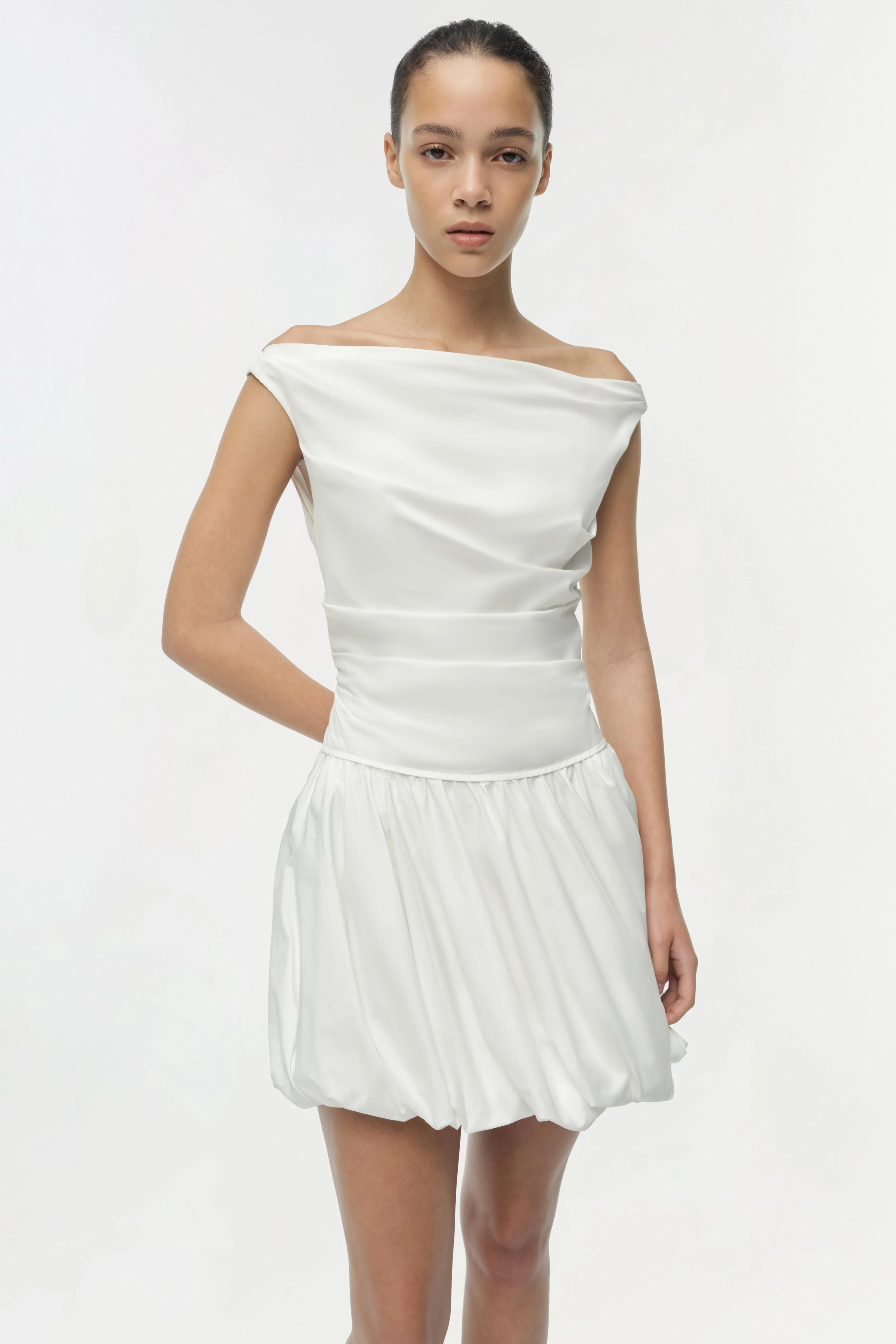 Salina Bubble Mini Dress - Image 3