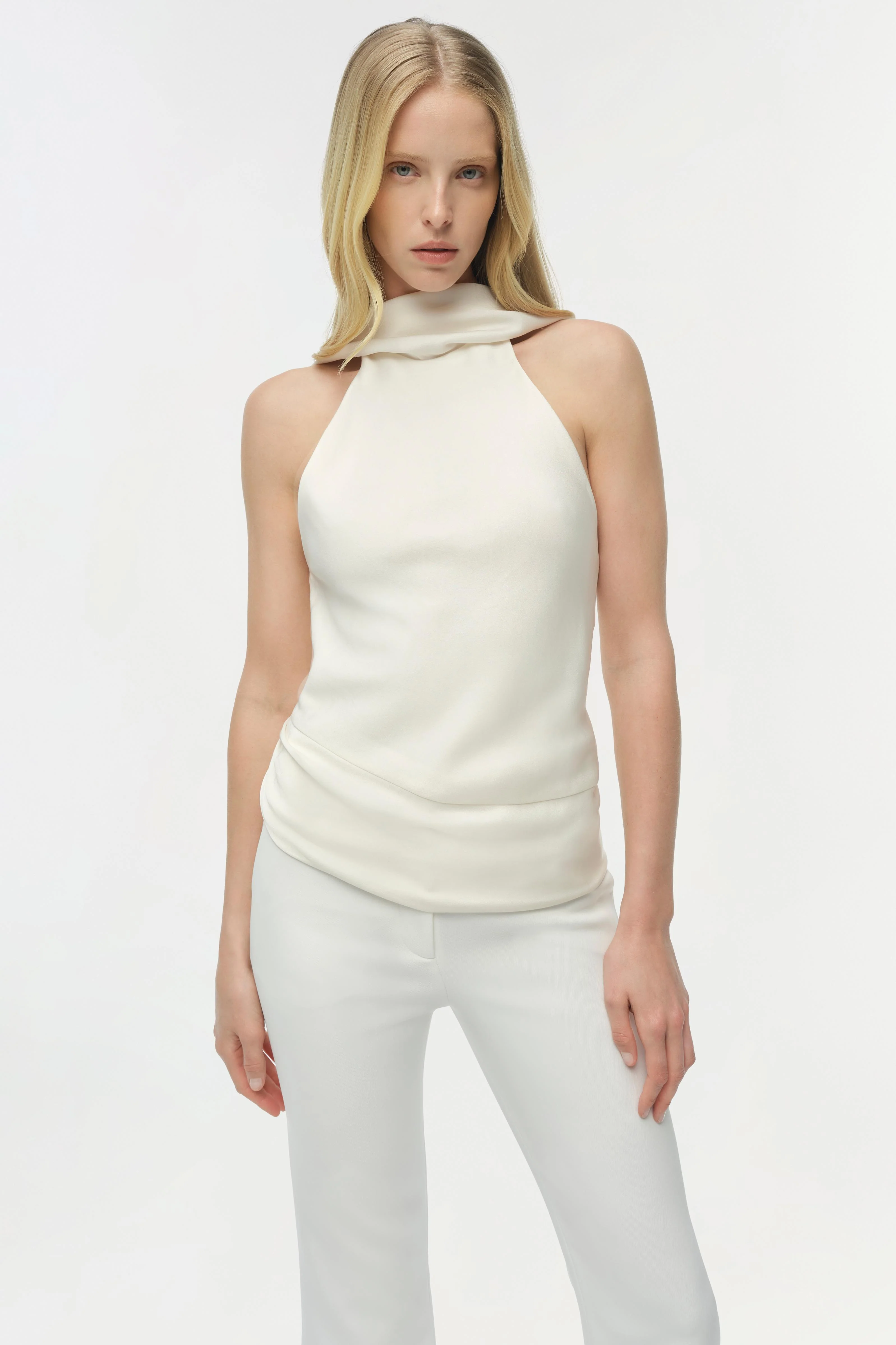 Samira Satin Cape Top - Image 3