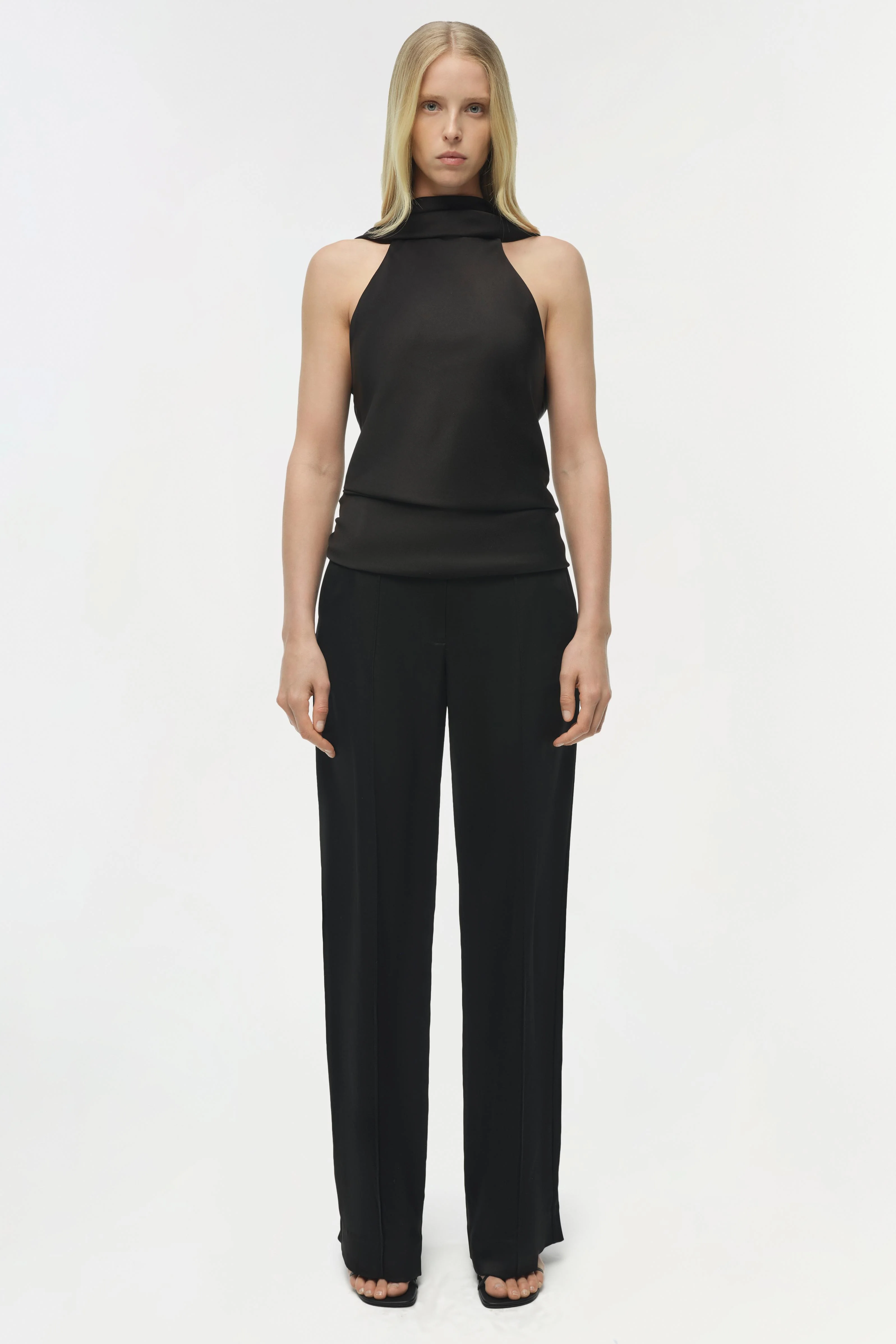 Samira Satin Cape Top - Image 8