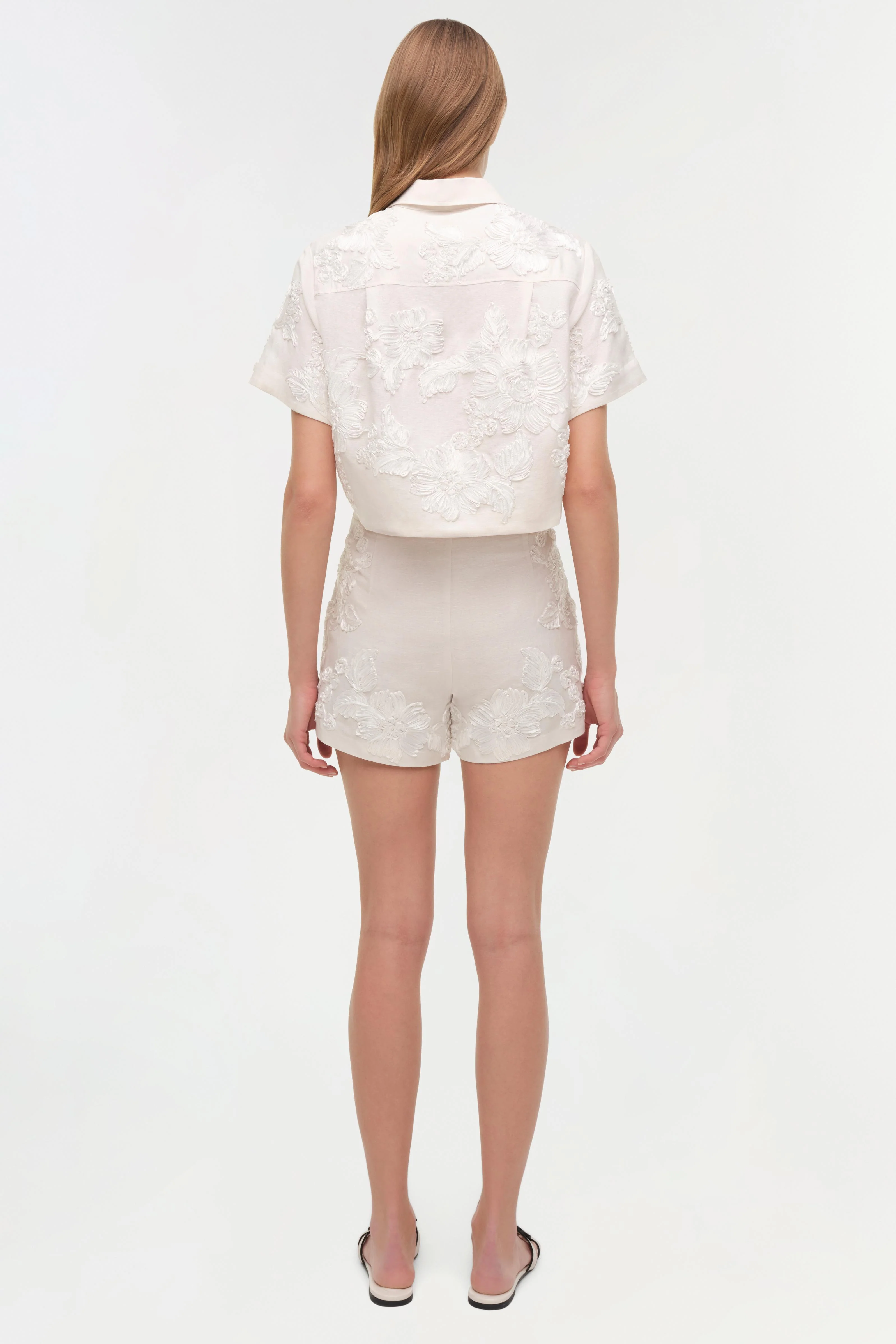 Sammie Soutache Linen Short - Image 5