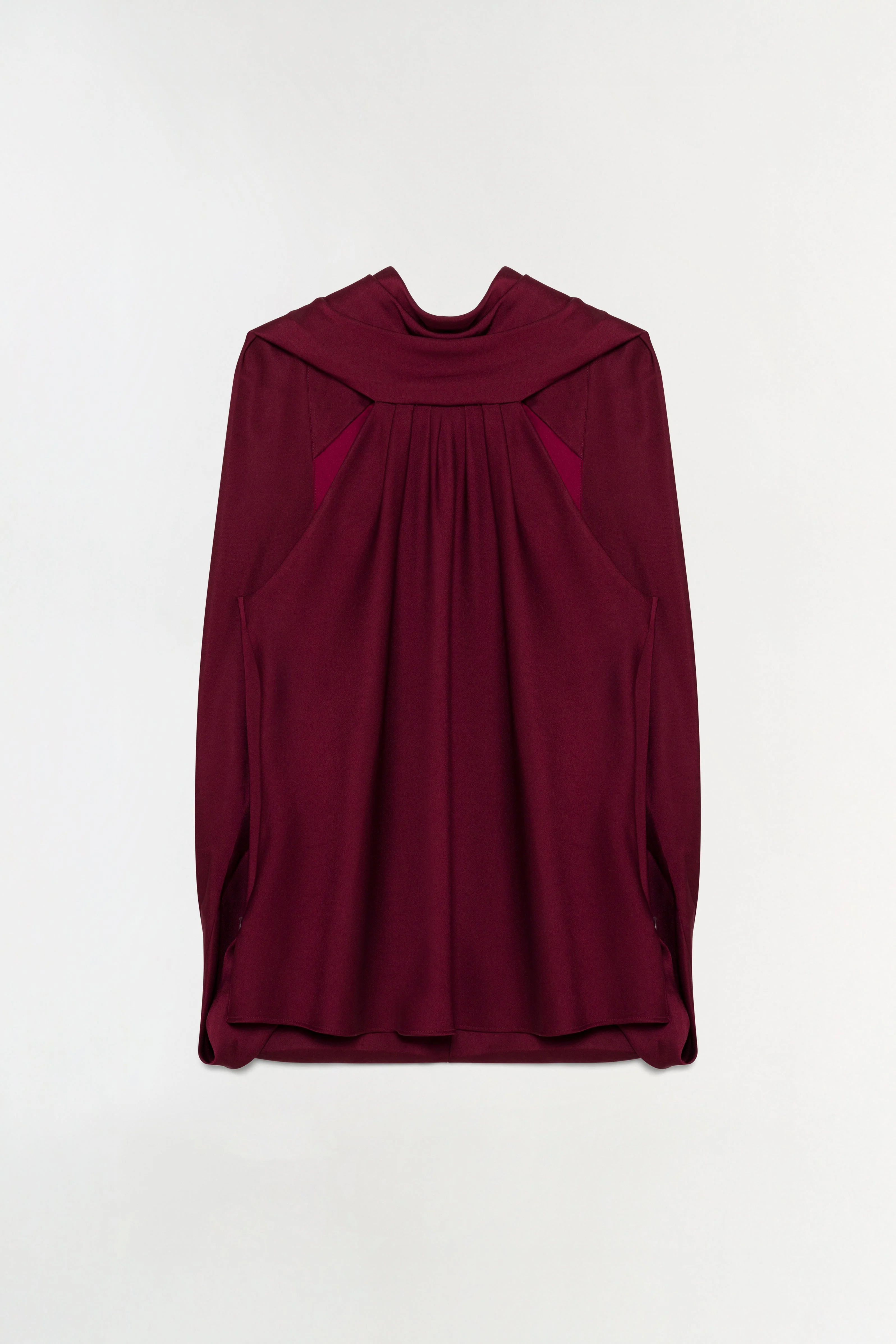 Scarlett Satin Cape Top