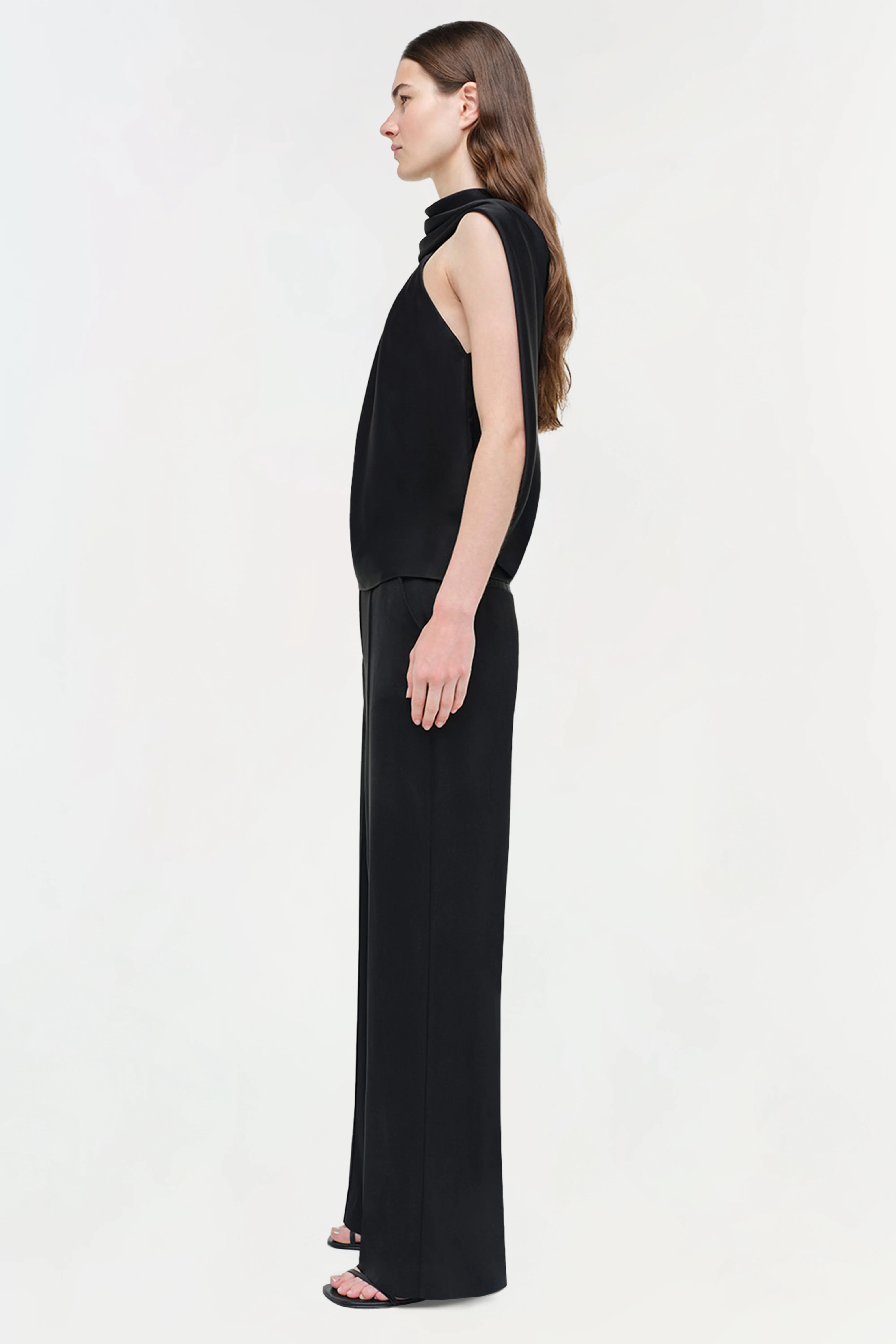 Scarlett Satin Cape Top - Image 3
