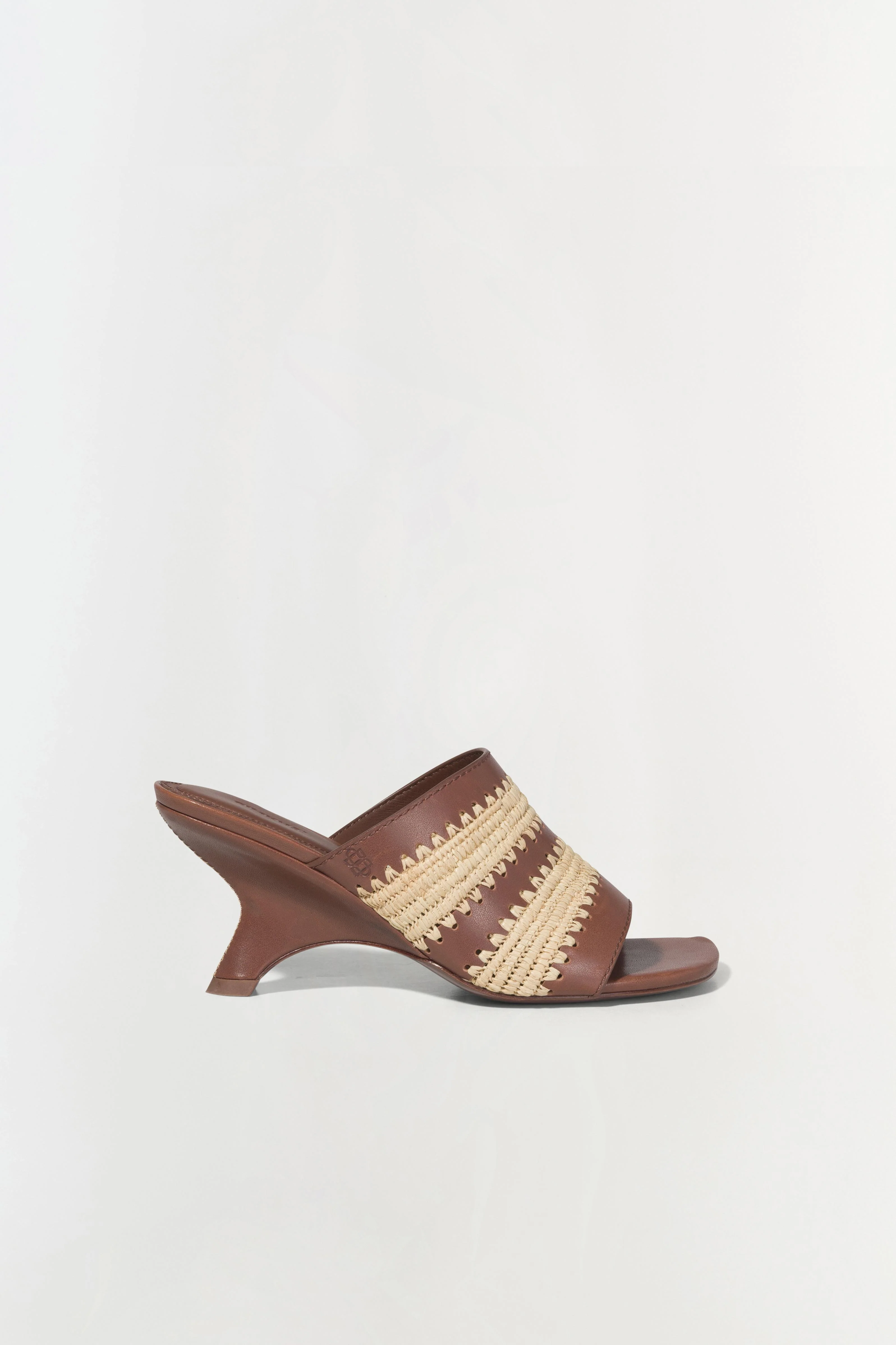 Shadow Mule Raffia Sandal