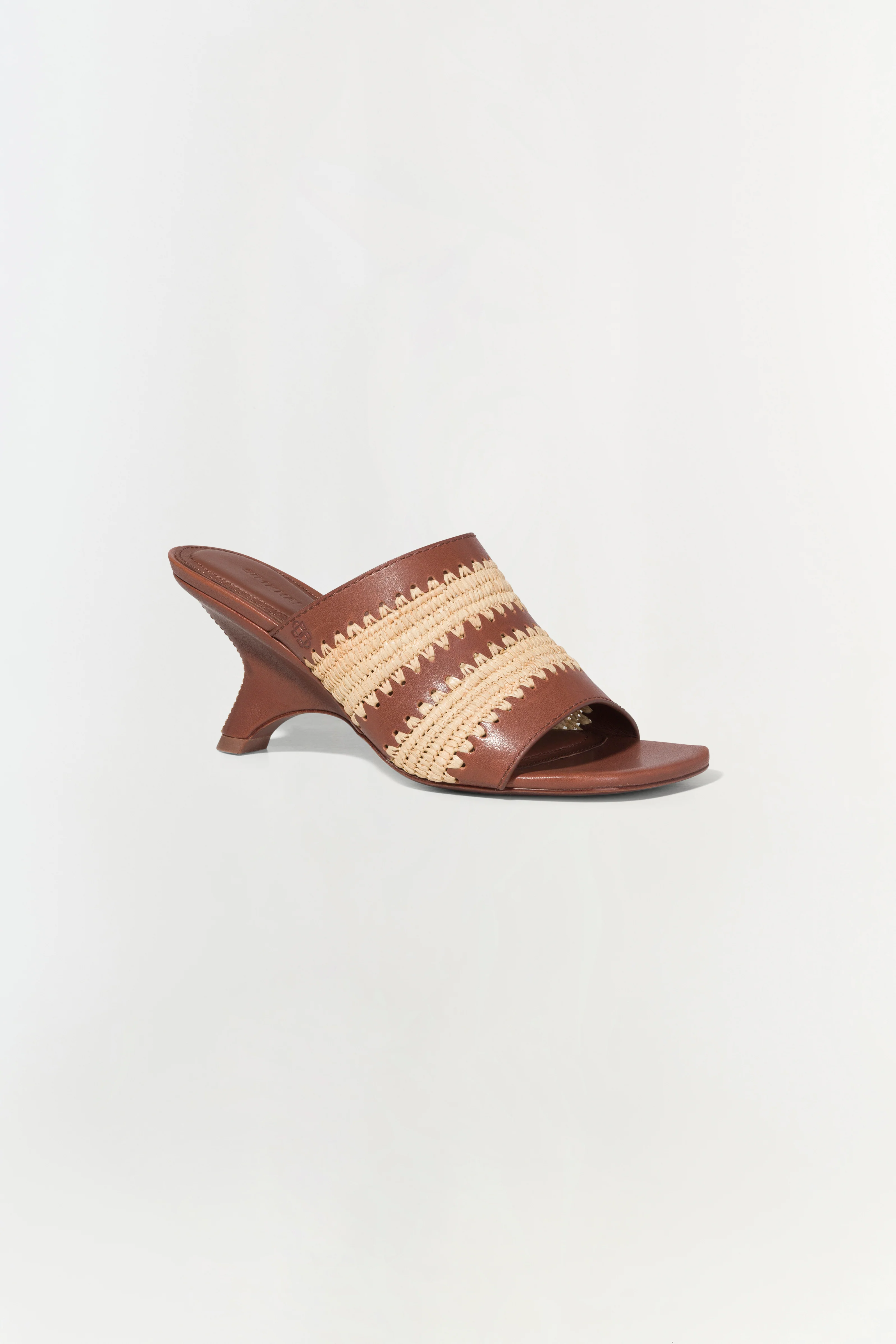 Shadow Mule Raffia Sandal - Image 2