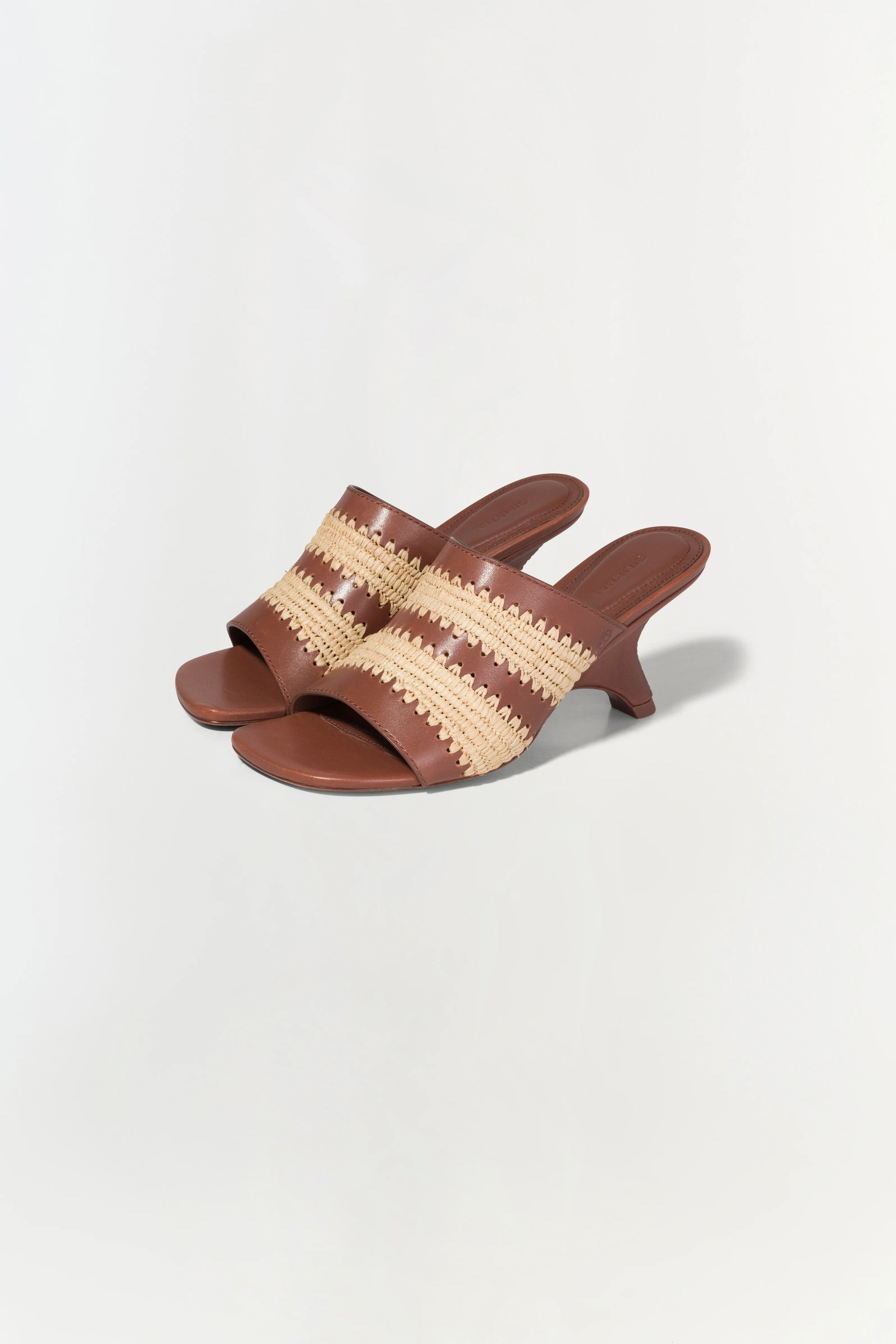 Shadow Mule Raffia Sandal - Image 3