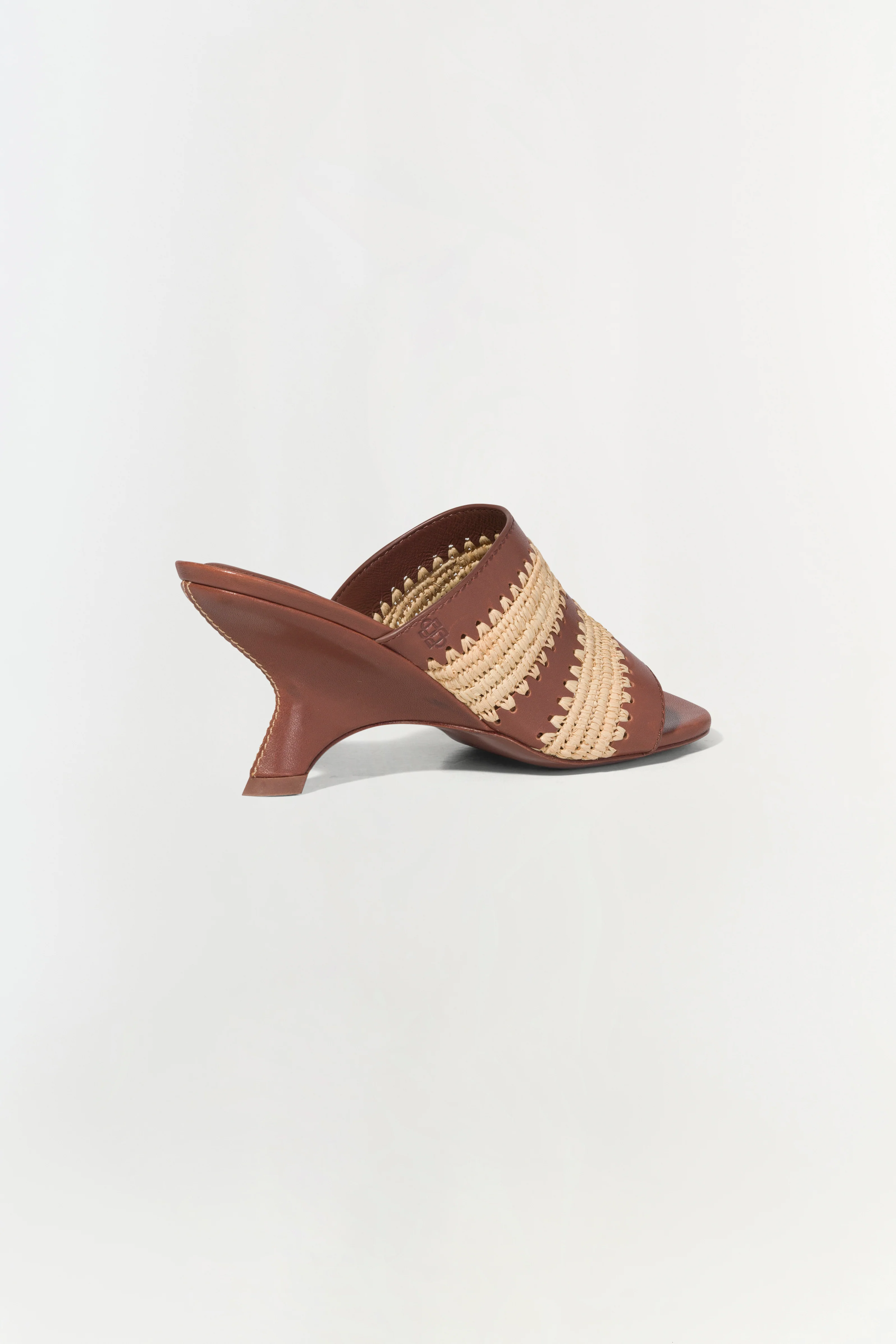 Shadow Mule Raffia Sandal - Image 4