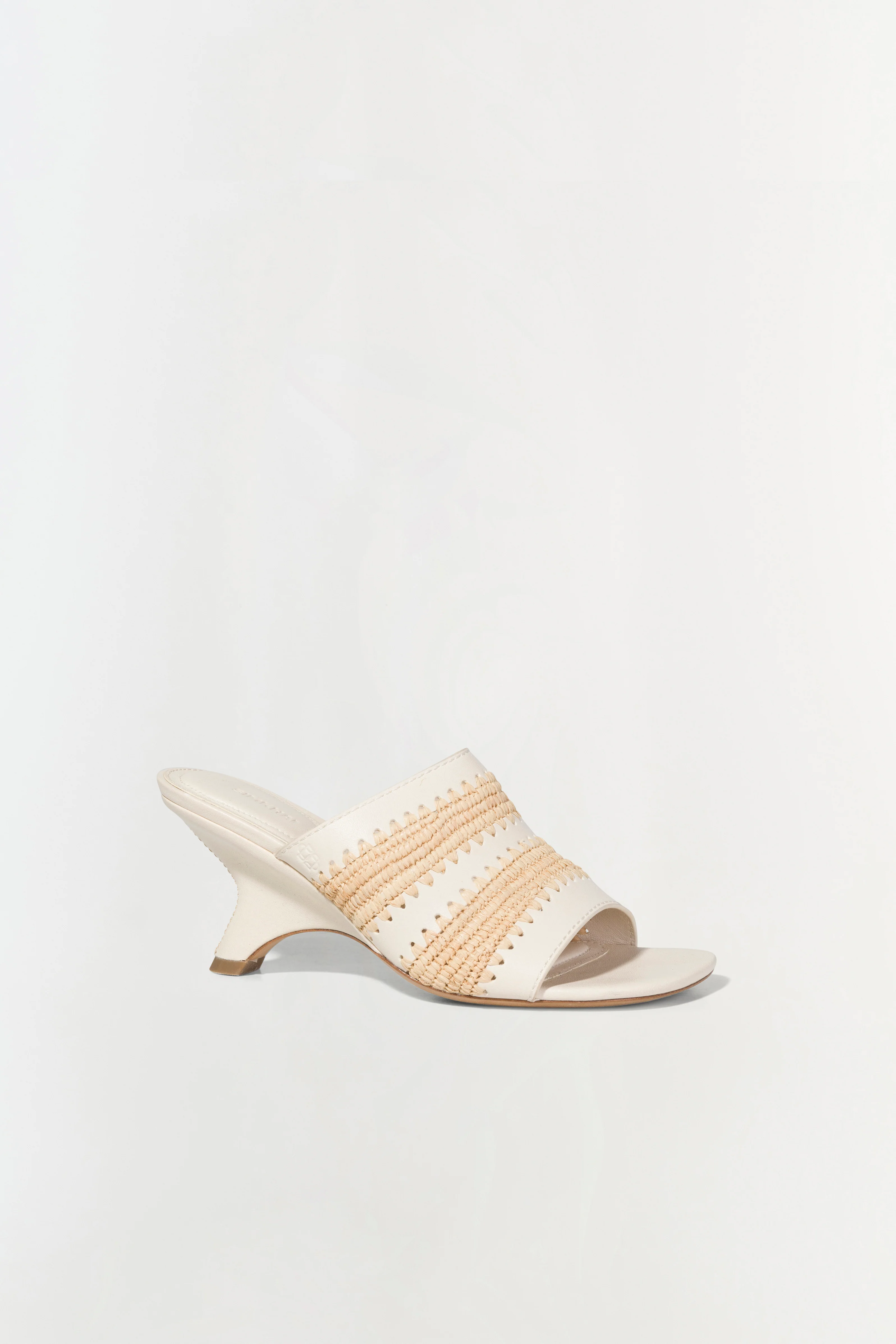 Shadow Mule Raffia Sandal - Image 2