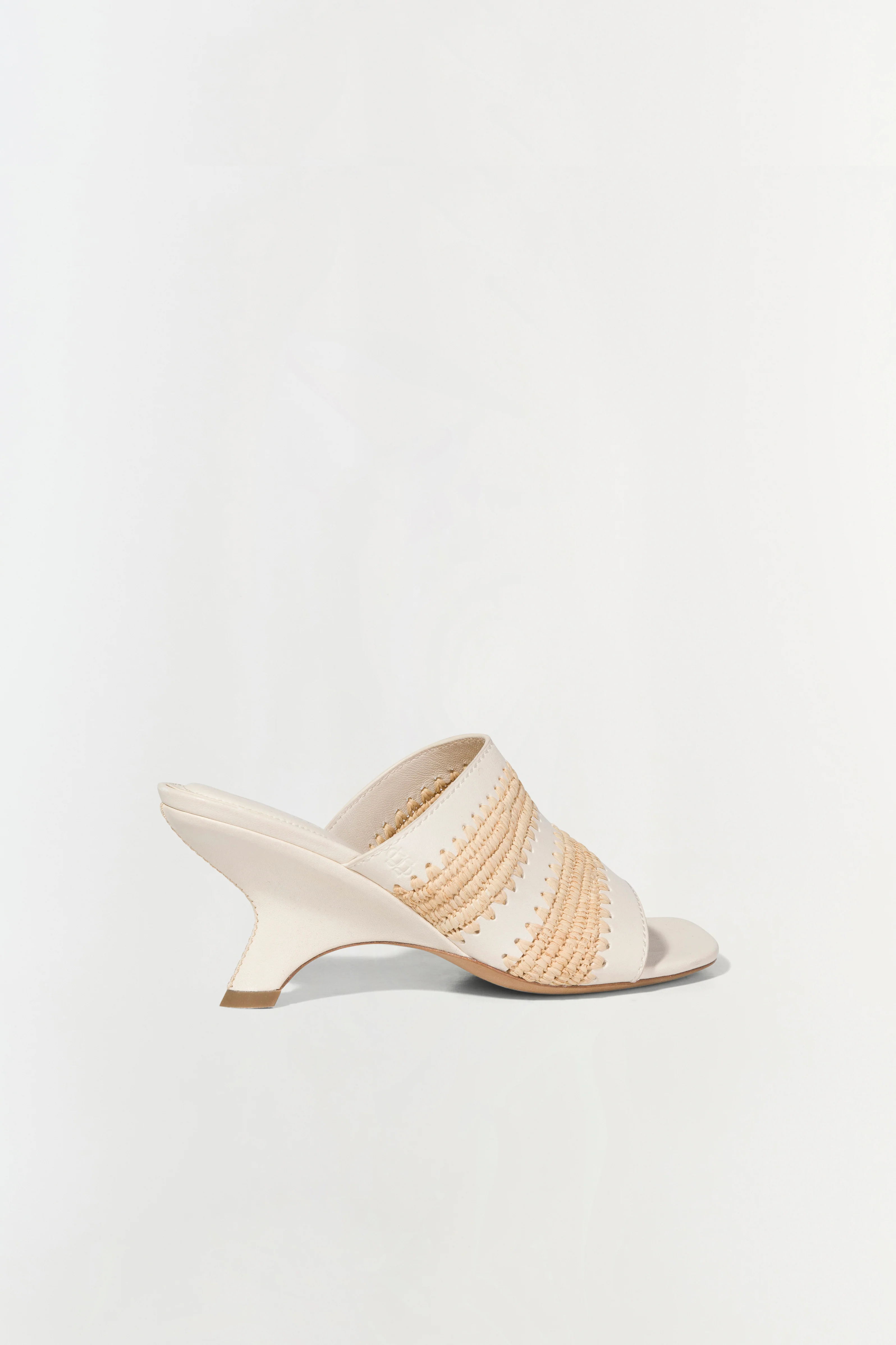 Shadow Mule Raffia Sandal - Image 3