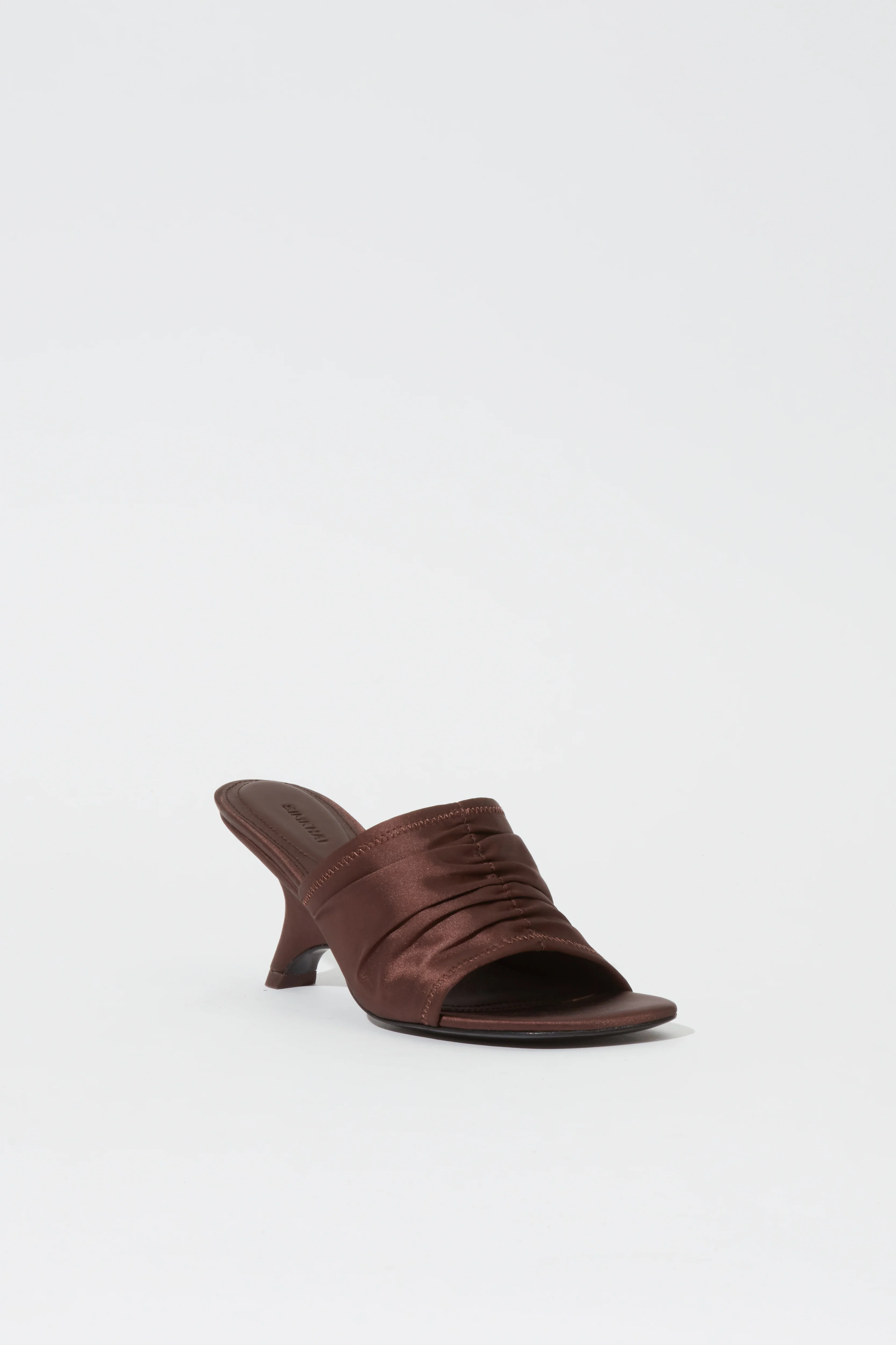 Shadow Satin Mule - Image 2
