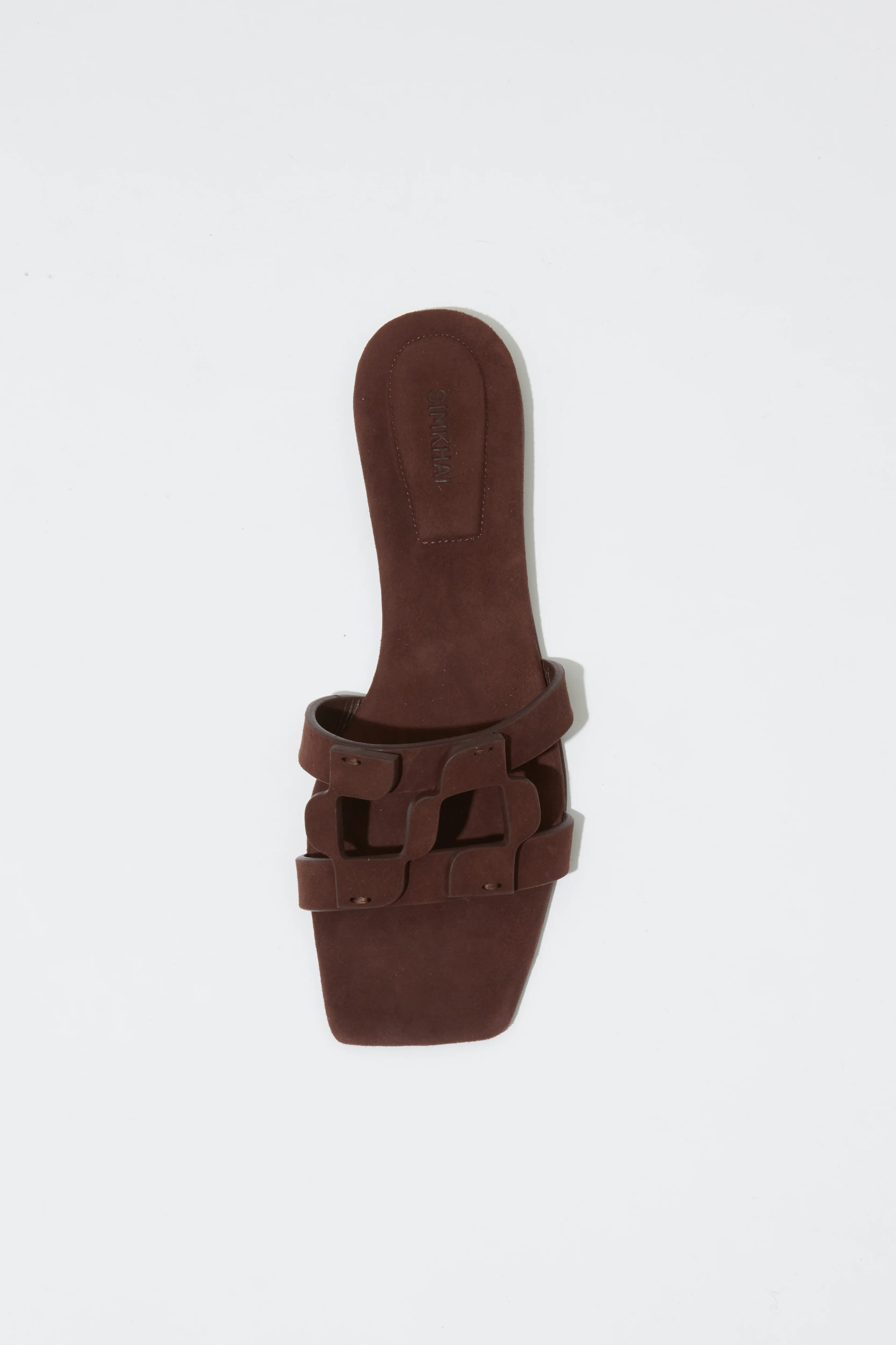 Simkhai Monogram Suede Flat Slide - Image 3